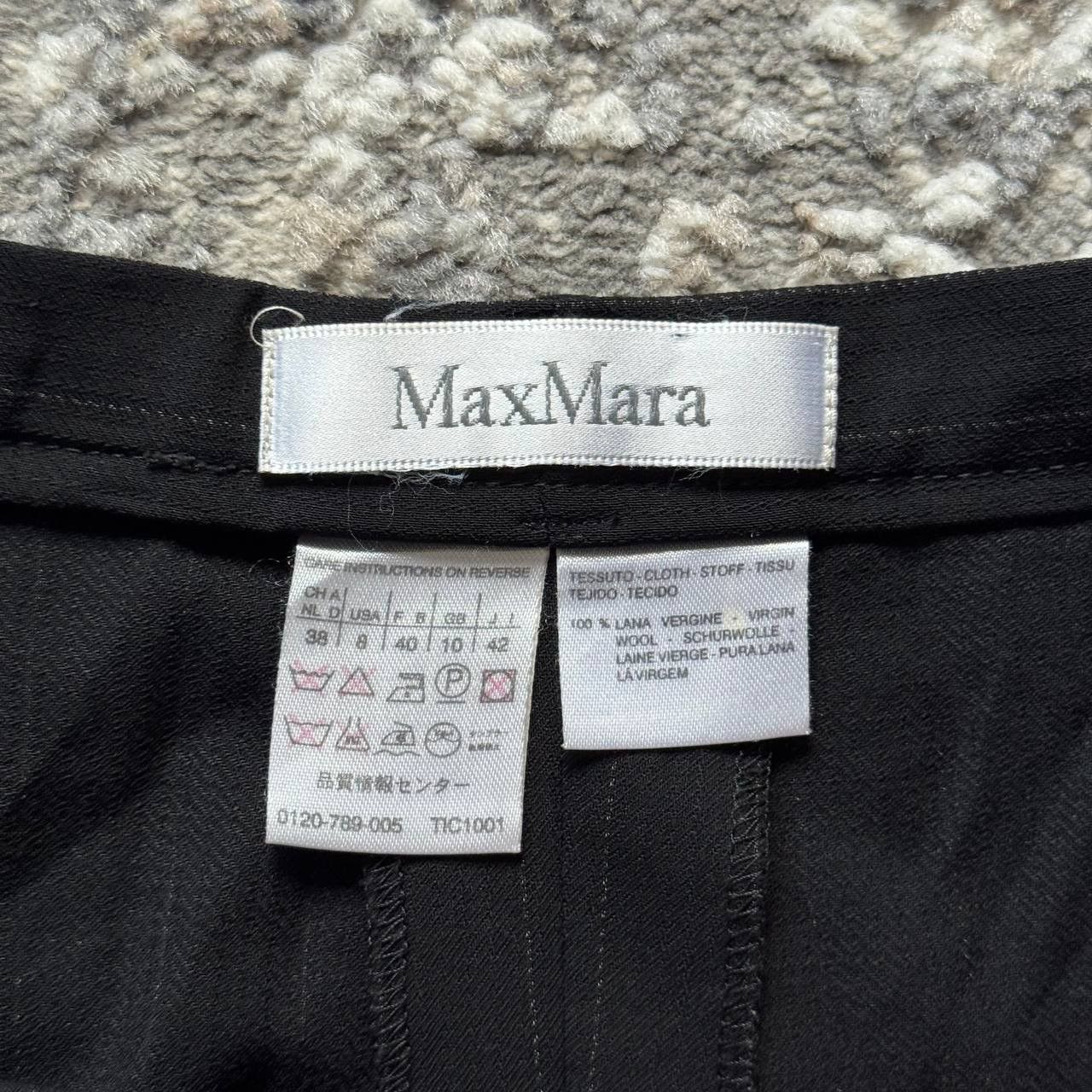 Max Mara Vintage Max Mara Wide Wool Retro High Waisted Pants US8 Size 30" / US 8 / IT 44 - 9 Thumbnail