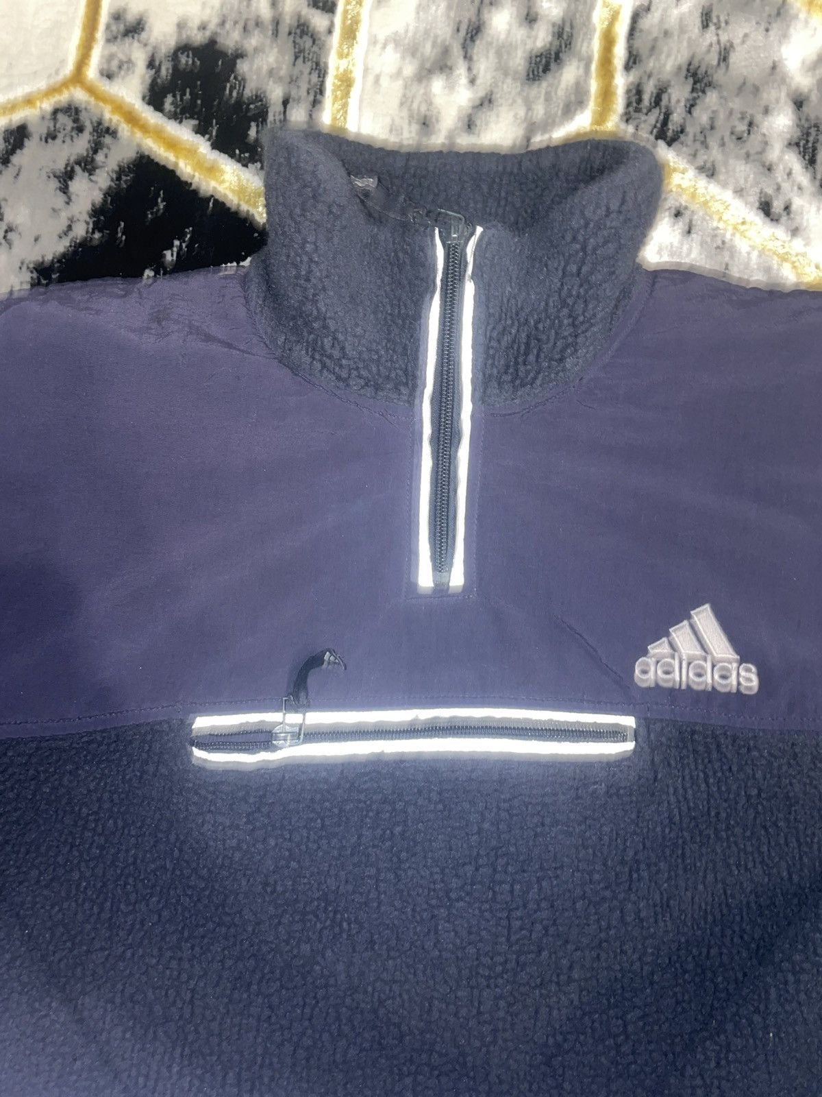 Adidas Adidas sherpa halfzip 00s 90s Size US L / EU 52-54 / 3 - 4 Thumbnail