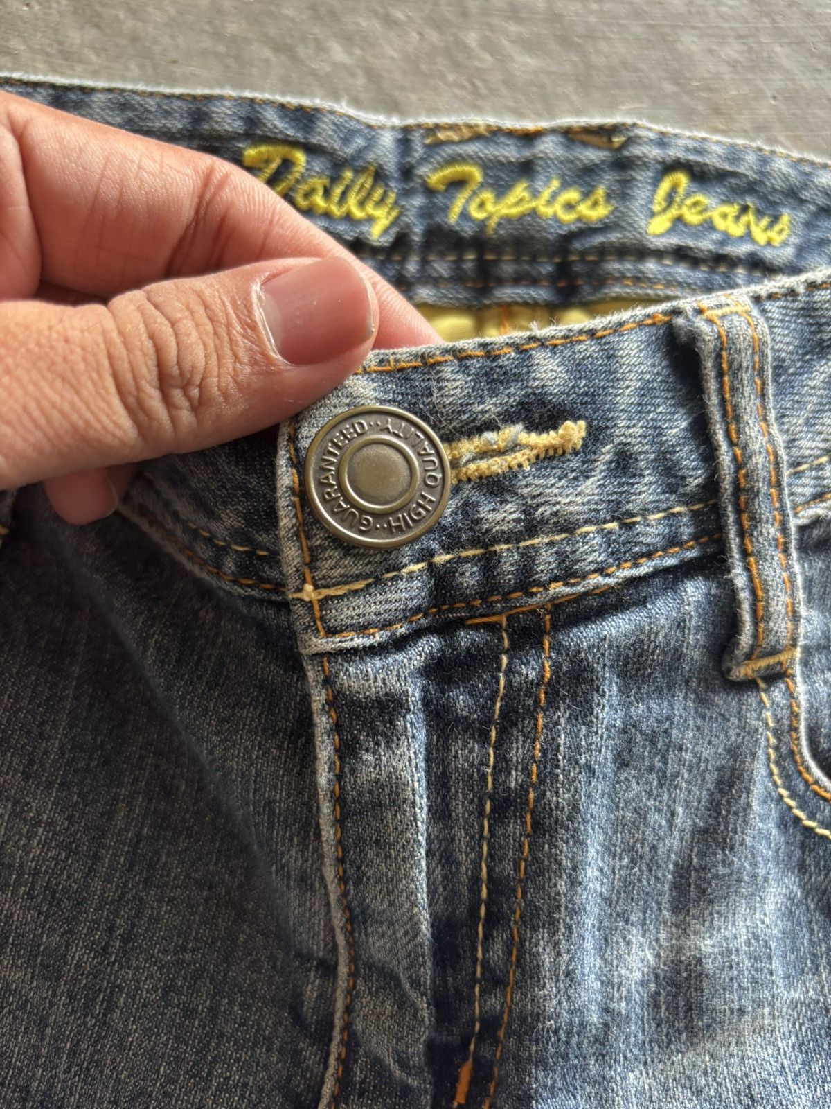 Hysteric Glamour sick flared daily topics japanese jeans punk grunge holes Size 29" - 3 Thumbnail