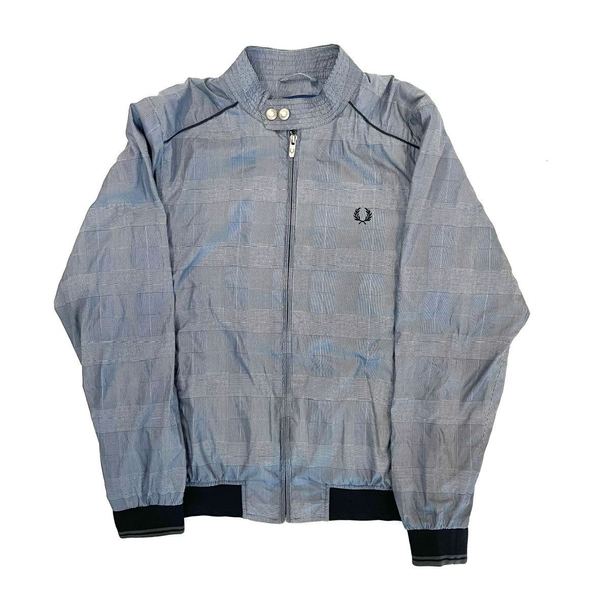 Fred Perry Grey Light Jacket Sportswear y2k