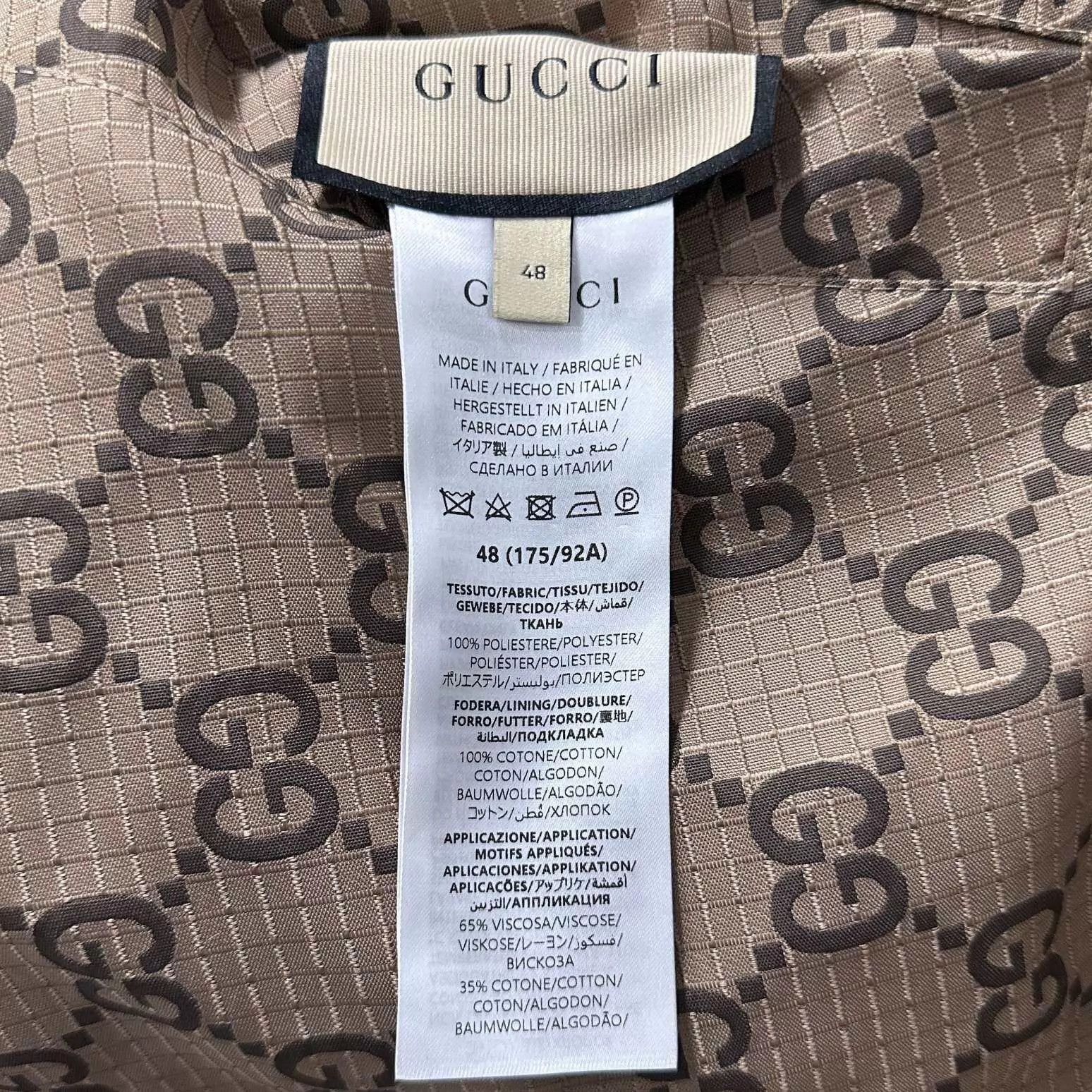 Gucci GUCCI GG Monogram Double-Sided Shell Jacket Size 48 Size US M / EU 48-50 / 2 - 8 Thumbnail
