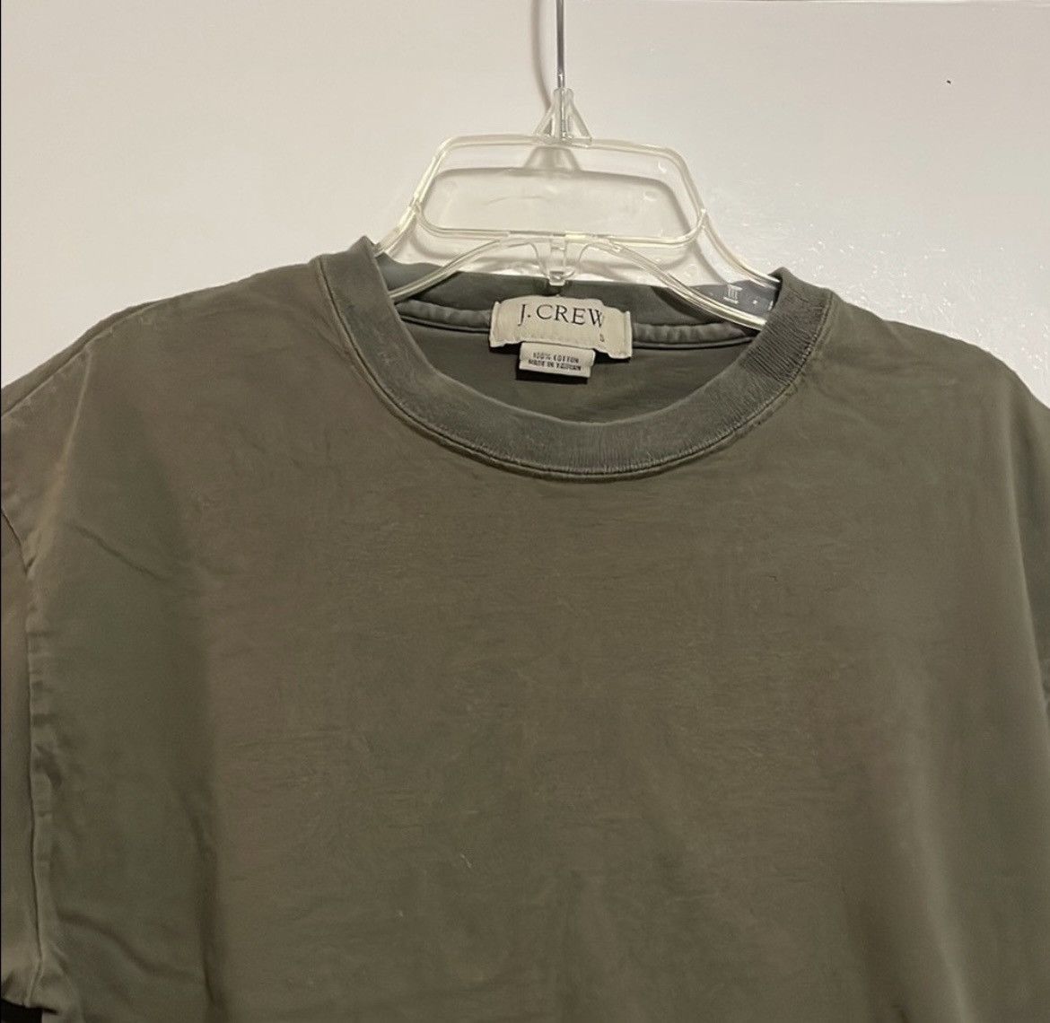 J.Crew J. Crew Dark Olive Men’s Short Sleeve Shirt Size US S / EU 44-46 / 1 - 3 Thumbnail
