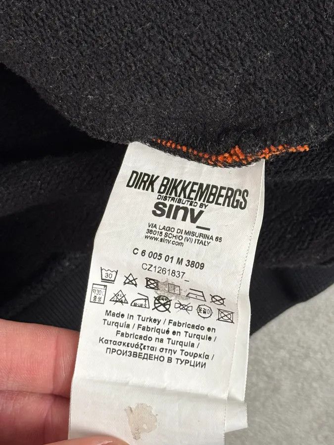 Dirk Bikkembergs 2010s Bikkembergs X Orange Black Hoodie Size US M / EU 48-50 / 2 - 10 Thumbnail