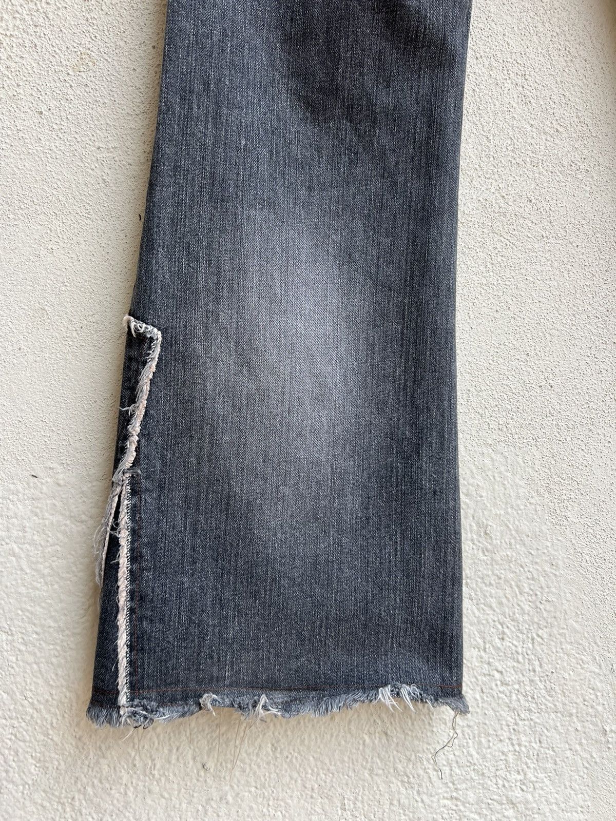 Vintage VTG Patrick Cox Wannabe Fade Black Denim Flare Jeans Size US 31 - 15 Thumbnail