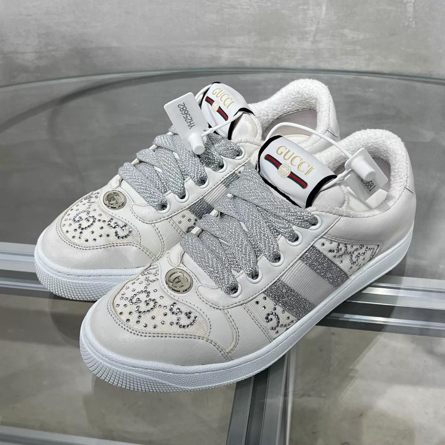 Gucci Gucci Rhyton White Diamond 35 Size US 4.5 / IT 34.5 - 2 Thumbnail