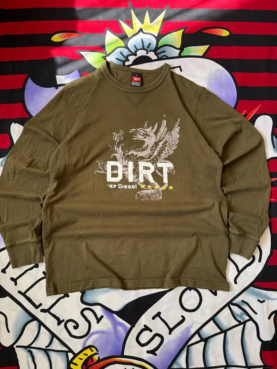 Diesel Vintage Diesel "Dirt" longsleeve tshirt Size M Size US M / EU 48-50 / 2 - 1 Thumbnail