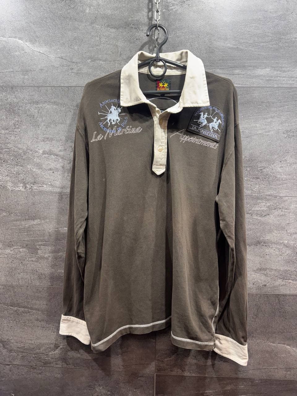 La Martina Vintage La Martina Argentino Polo Team #2 Rugby Long Sleve Size US XXL / EU 58 / 5 - 1 Thumbnail