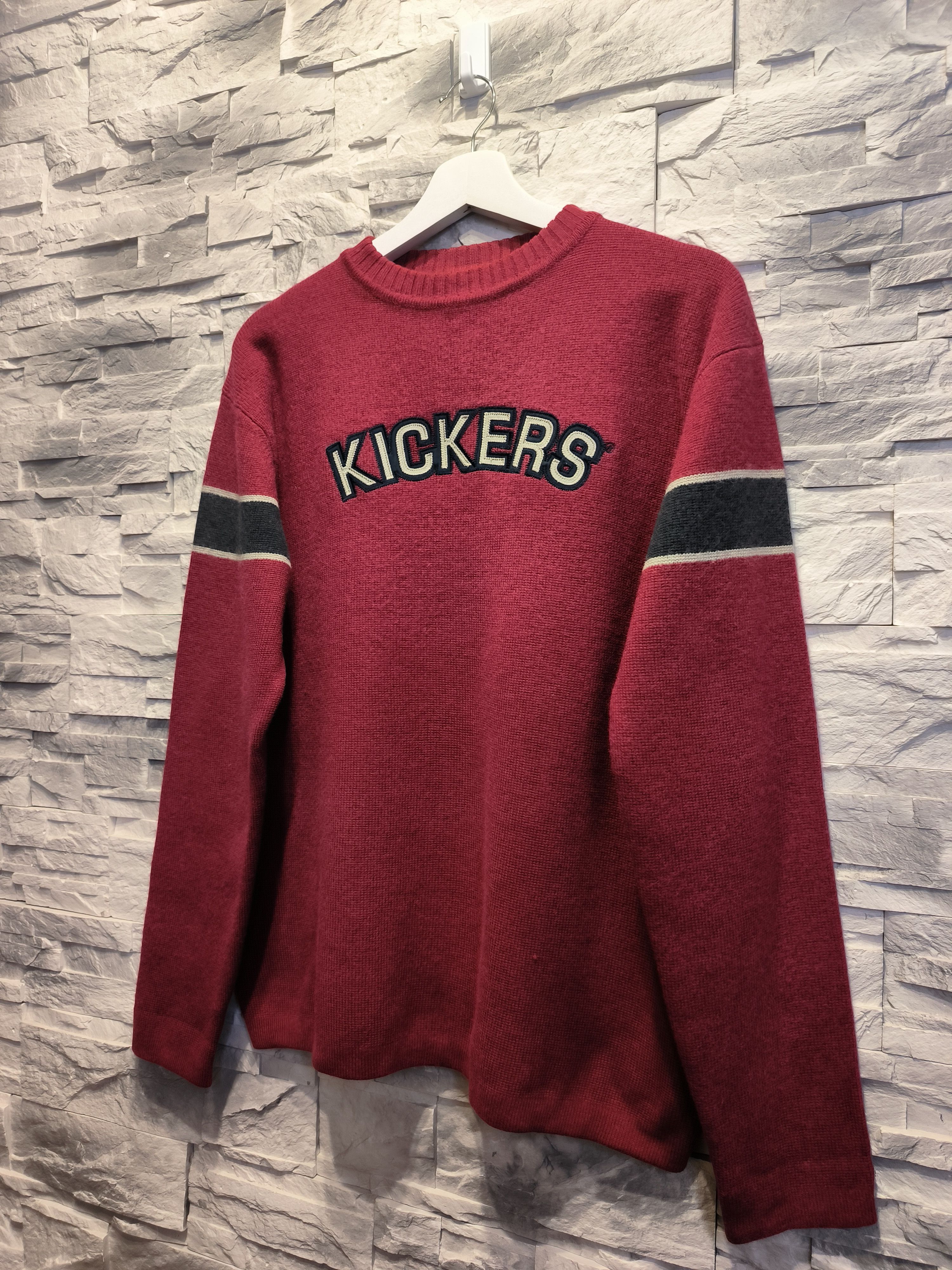 Kickers × Vintage Kickers Vintage Sweatshirt Wool Big Logo Sweater Crewneck Size US M / EU 48-50 / 2 - 3 Thumbnail