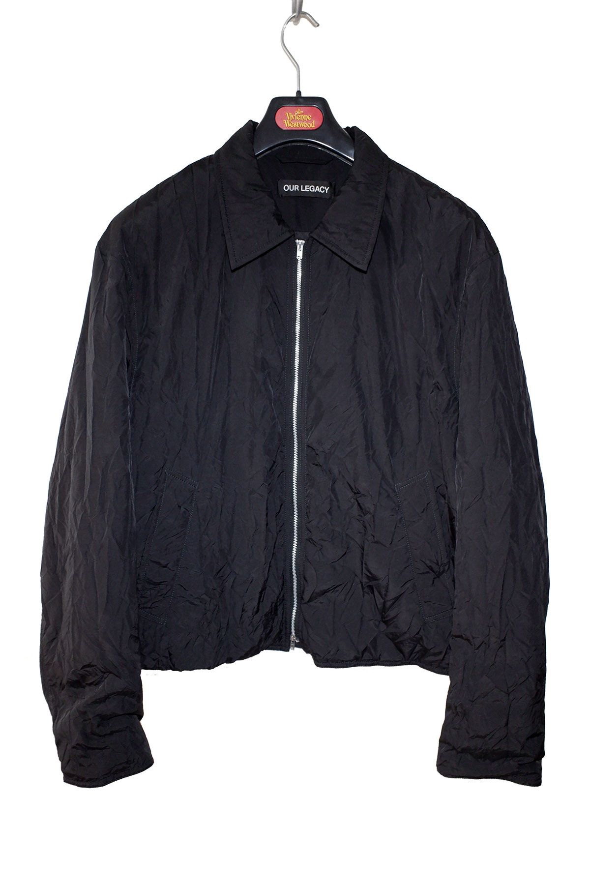 Our Legacy Slight Jacket "Shining Black Crinkle Solaro" Size US L / EU 52-54 / 3 - 2 Thumbnail