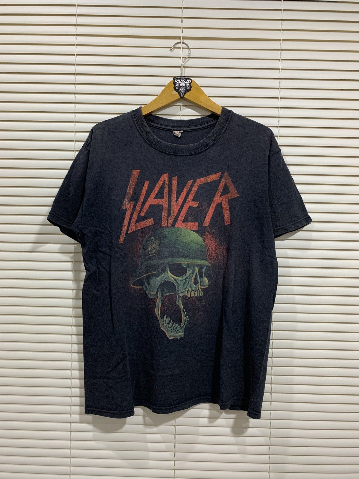 Anvil × Band Tees × Vintage *Distrassed* Slayer Tour 2007 Size US L / EU 52-54 / 3 - 1 Thumbnail