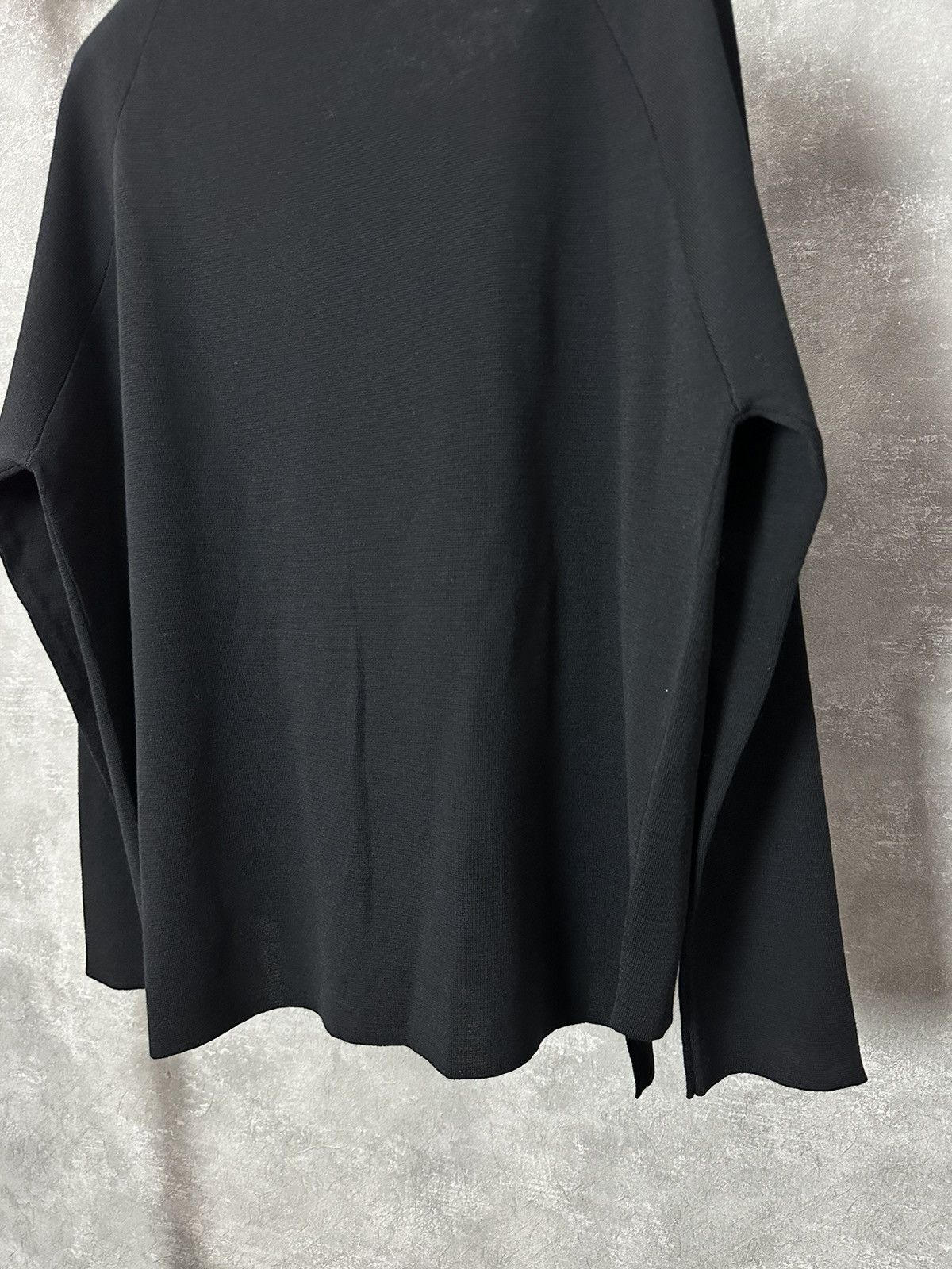 Roberto Collina Roberto Collina Black Wool Emroidered Made in Italy Sweater Size S / US 4 / IT 40 - 7 Thumbnail