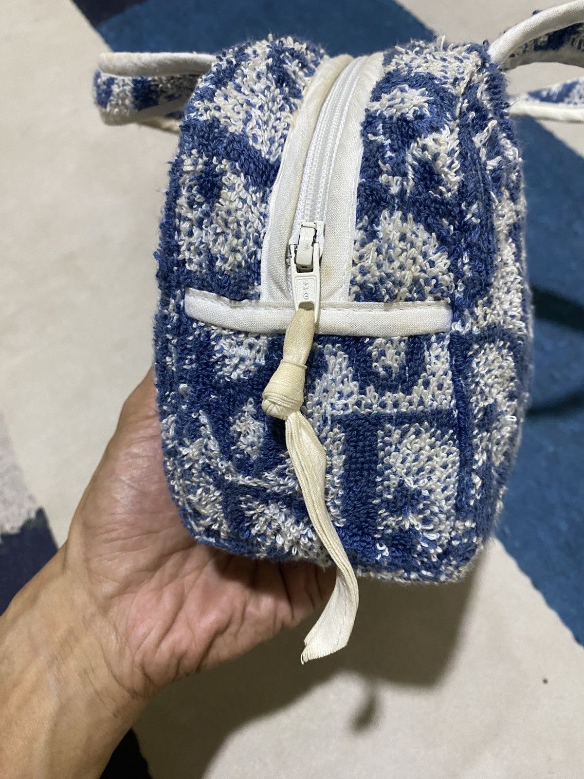 Dior Vintage Christian Dior Trotter Terry Cloth Mini Bag Size ONE SIZE - 8 Thumbnail