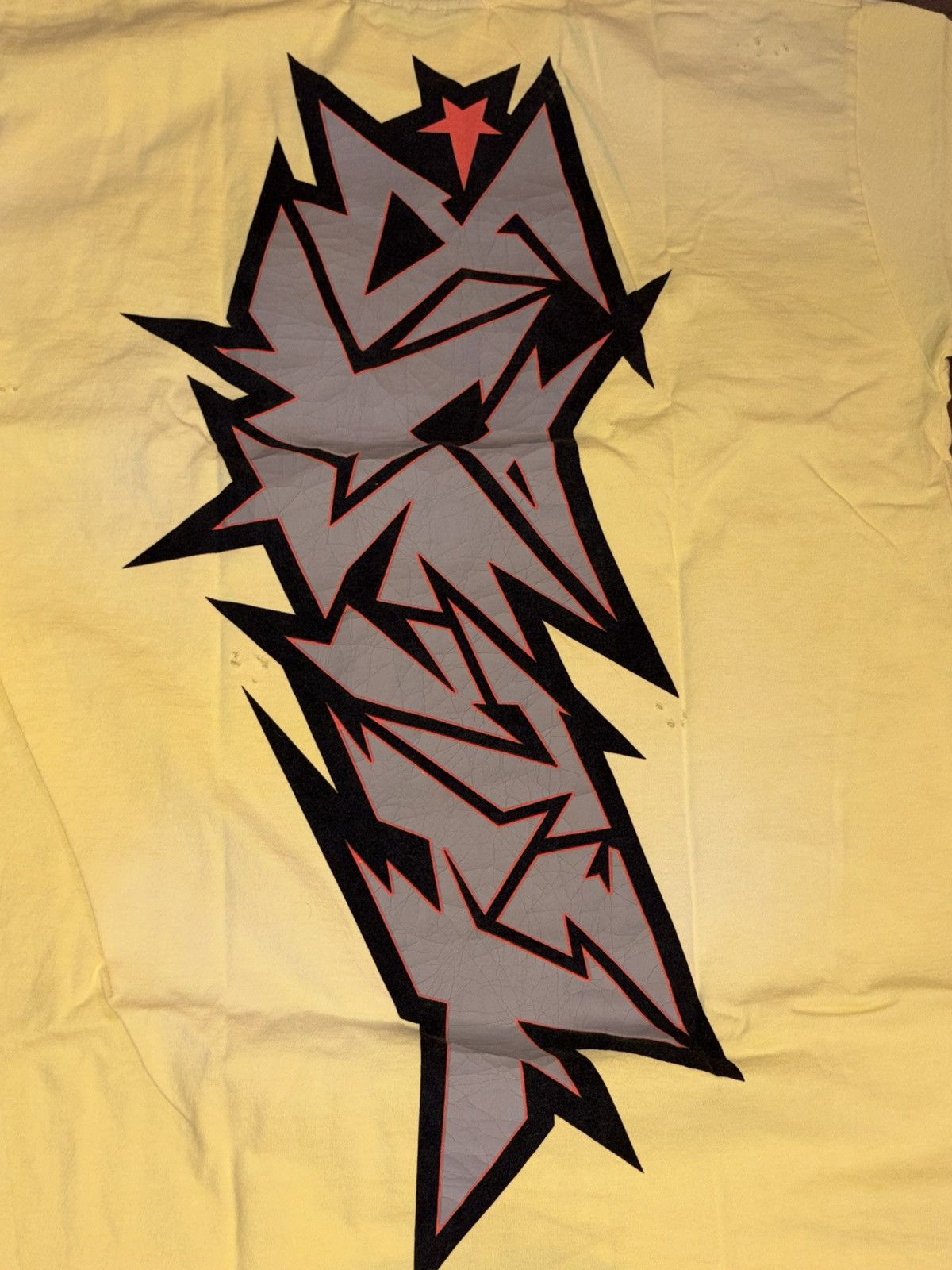 HELLSTAR HELLSTAR Yellow Crack Tee size medium New authentic Size US M / EU 48-50 / 2 - 4 Thumbnail