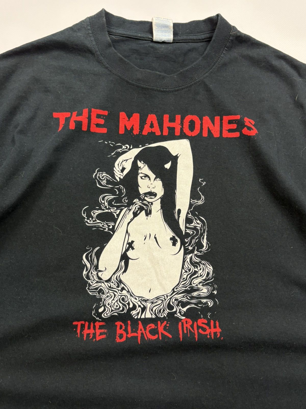 Vintage VINTAGE THE MAHONES MRS TEE T-SHIRT RETRO ROCK MERCH METAL Size US XXL / EU 58 / 5 - 7 Thumbnail