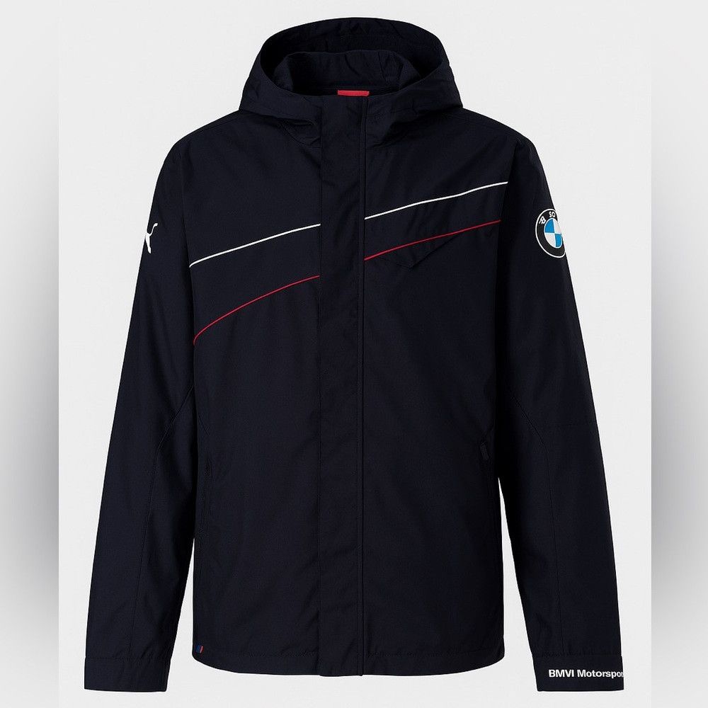 BMW × Puma BMW Motorsport x Puma Mid-Weight Windbreaker Jacket (Rare E Size US L / EU 52-54 / 3 - 1 Thumbnail