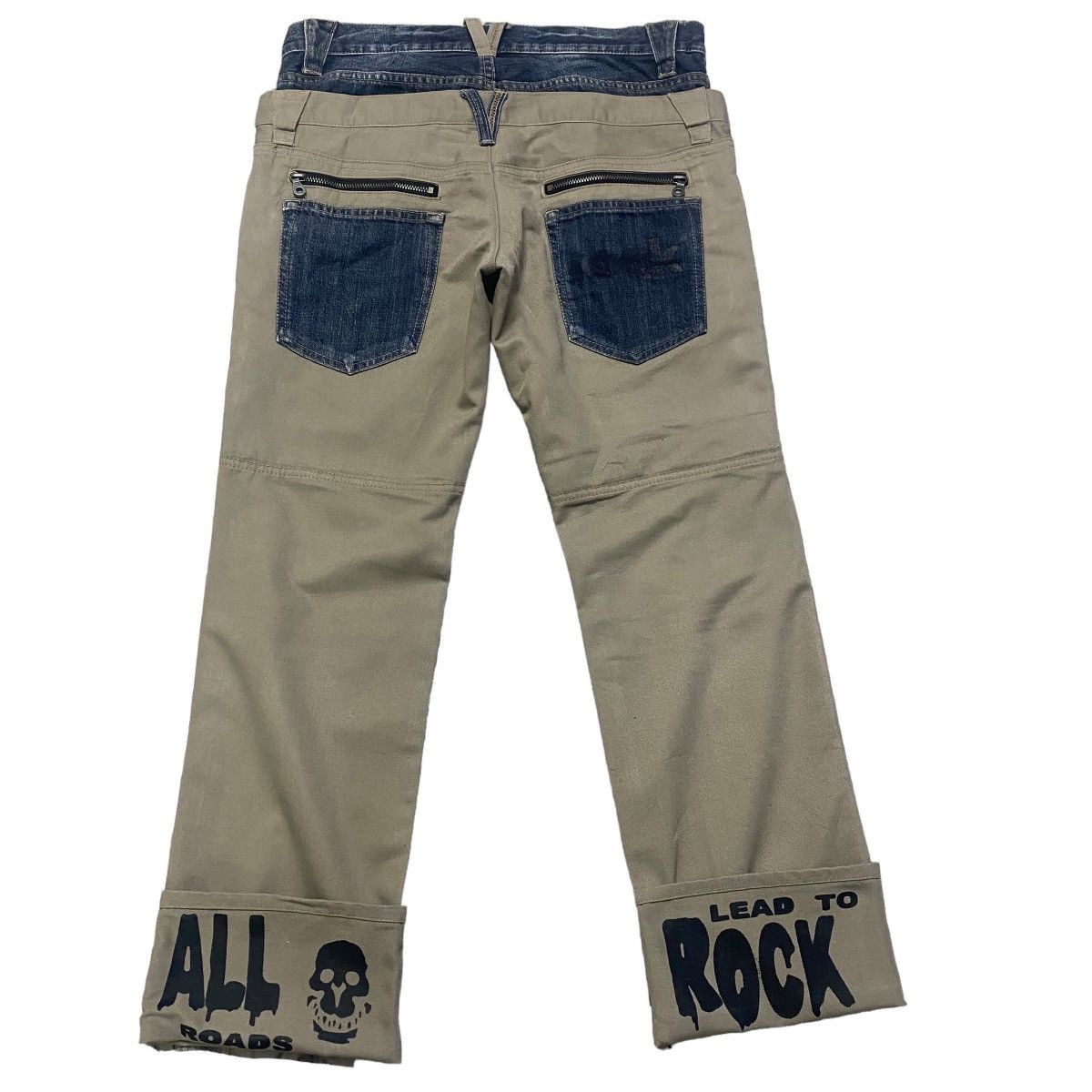 PPFM PPFM Denim Double Waist Pants Size US 32 / EU 48 - 1 Thumbnail