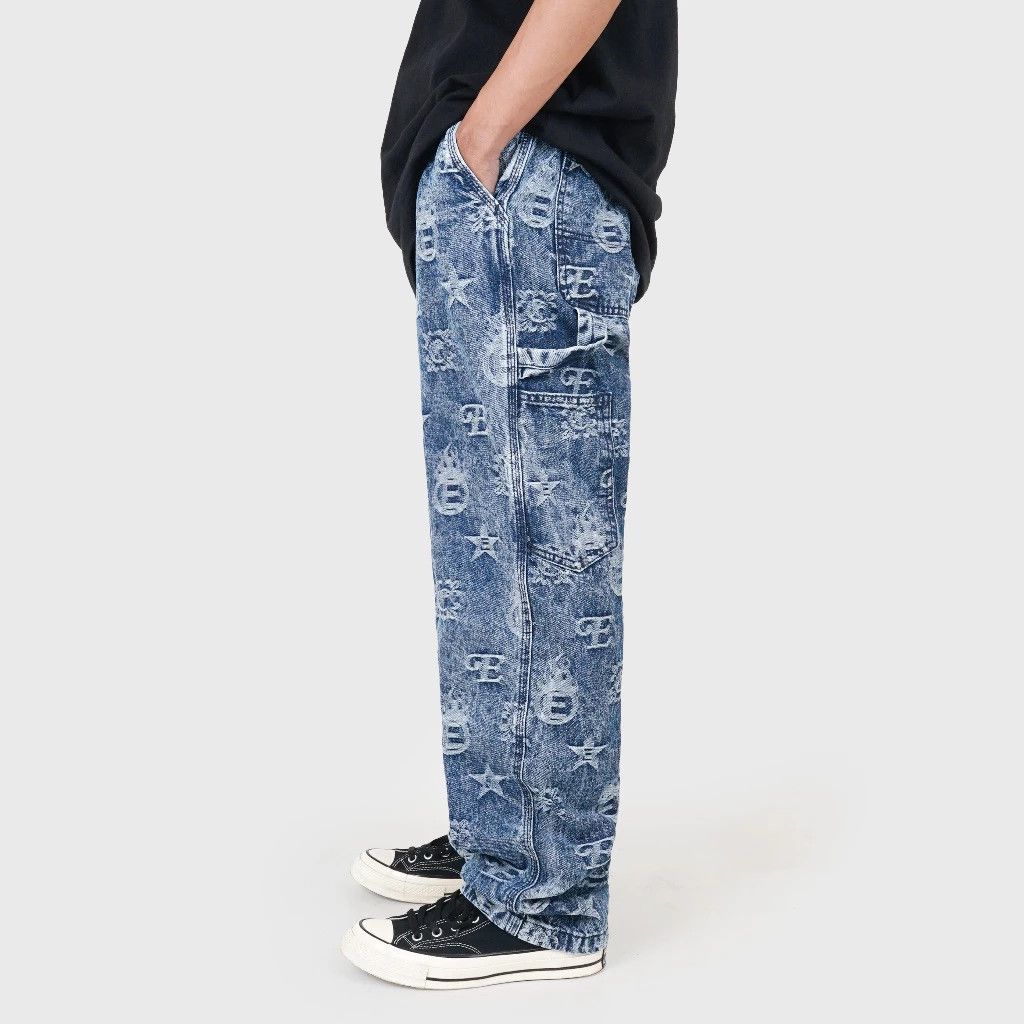 Designer × Jean Epidemic Long Pants Fursten Denim Blue Size US 34 / EU 50 - 6 Thumbnail