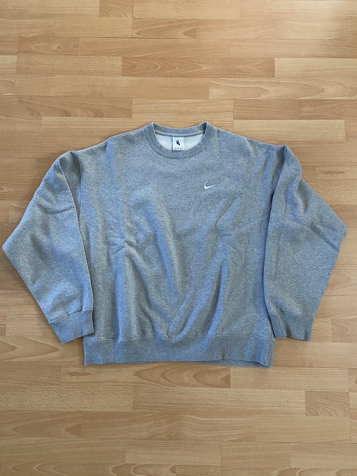 Nike Nike Grey Crew Sweatshirt Size US L / EU 52-54 / 3 - 1 Thumbnail