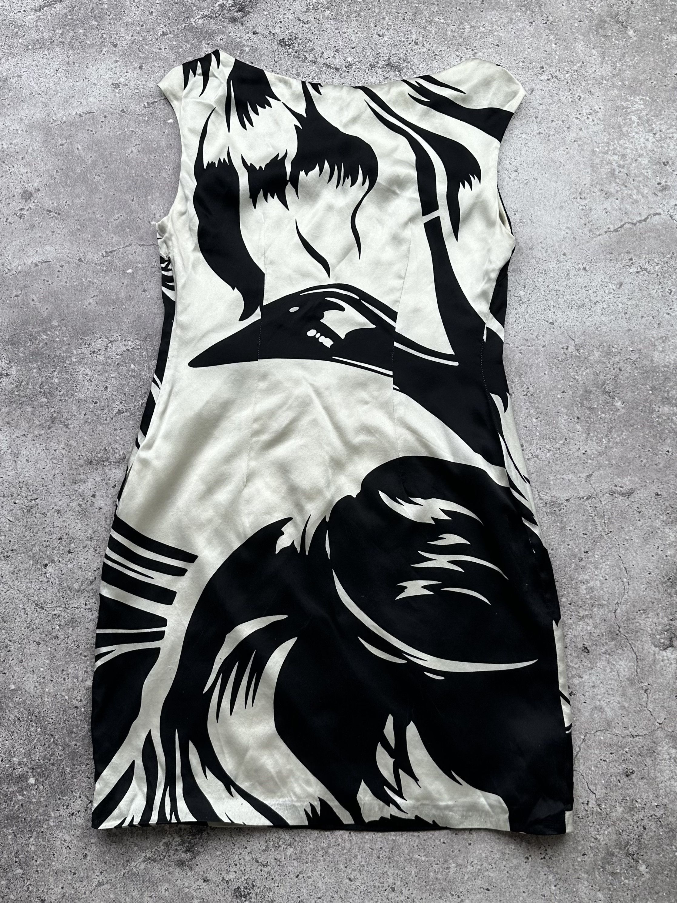 Japanese Brand Vintage Printed Dress C166(V104)(E8) Size M / US 6-8 / IT 42-44 - 6 Thumbnail