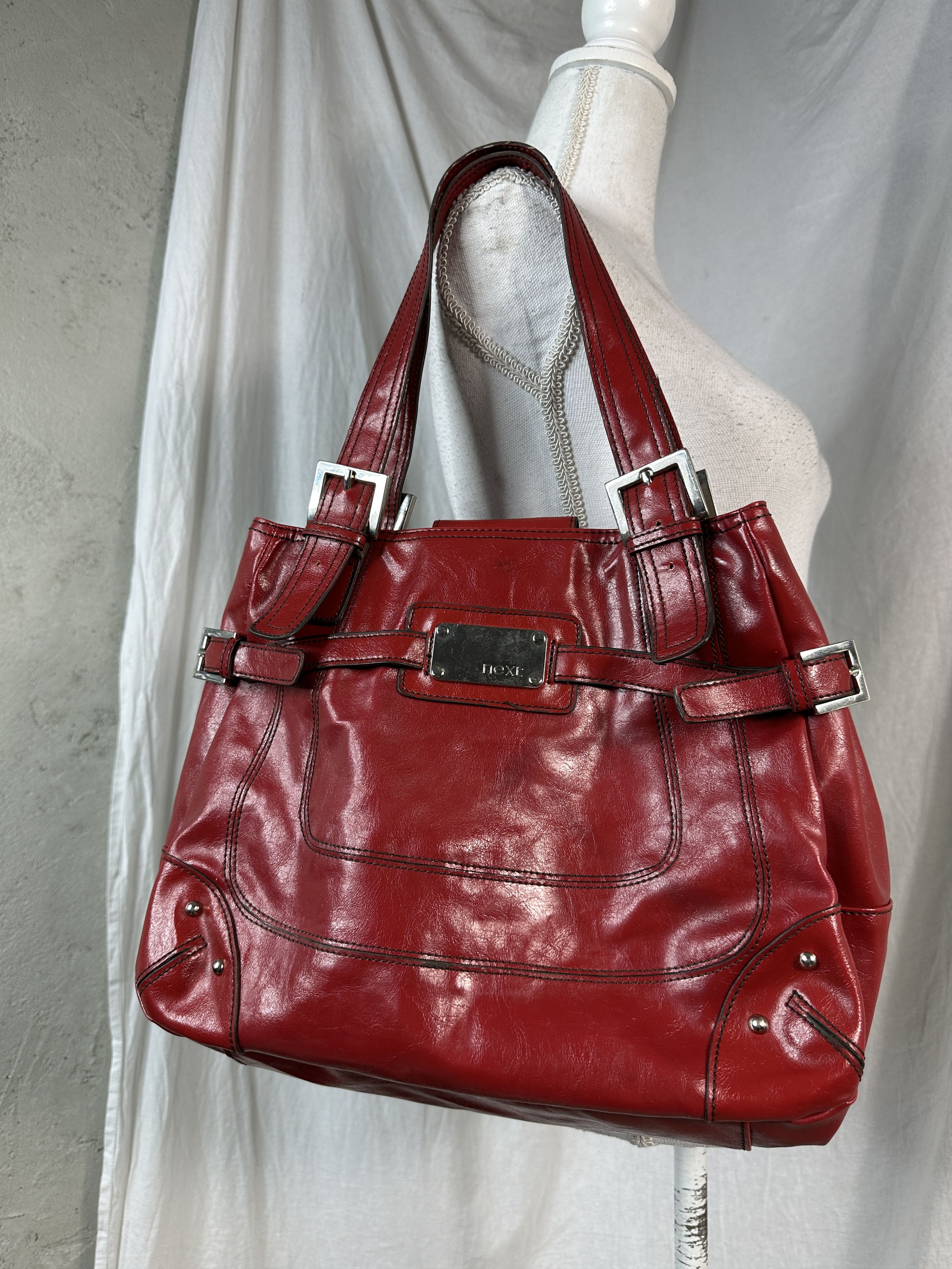 Vintage Vintage Avant Garde Biker Y2K Cherry Red Bag Size ONE SIZE - 3 Thumbnail