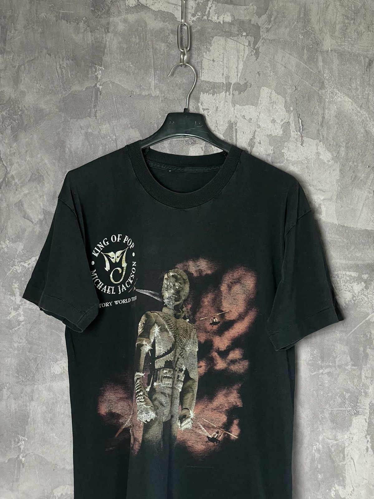 Band Tees × Michael Jackson × Vintage Michael Jackson 1996 vintage history world tour tee Size US M / EU 48-50 / 2 - 2 Thumbnail