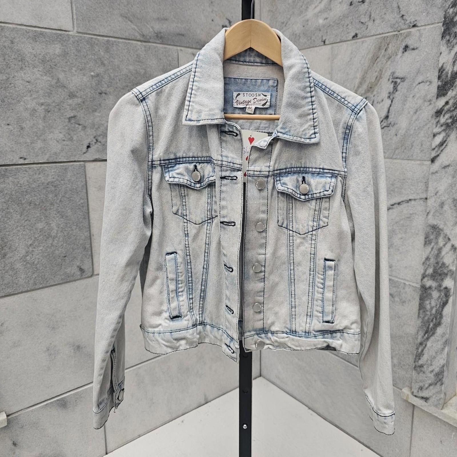 Other Women's Stoosh Vintage Denim Jacket Size M / US 6-8 / IT 42-44 - 1 Thumbnail