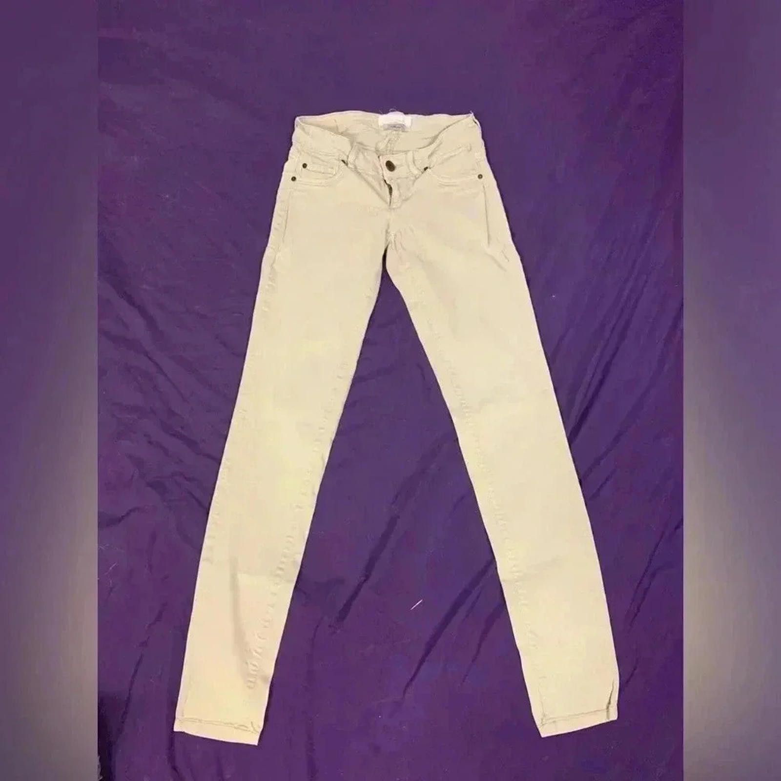 Designer Light tan pants Size 25" / US 0 / IT 36 - 1 Thumbnail