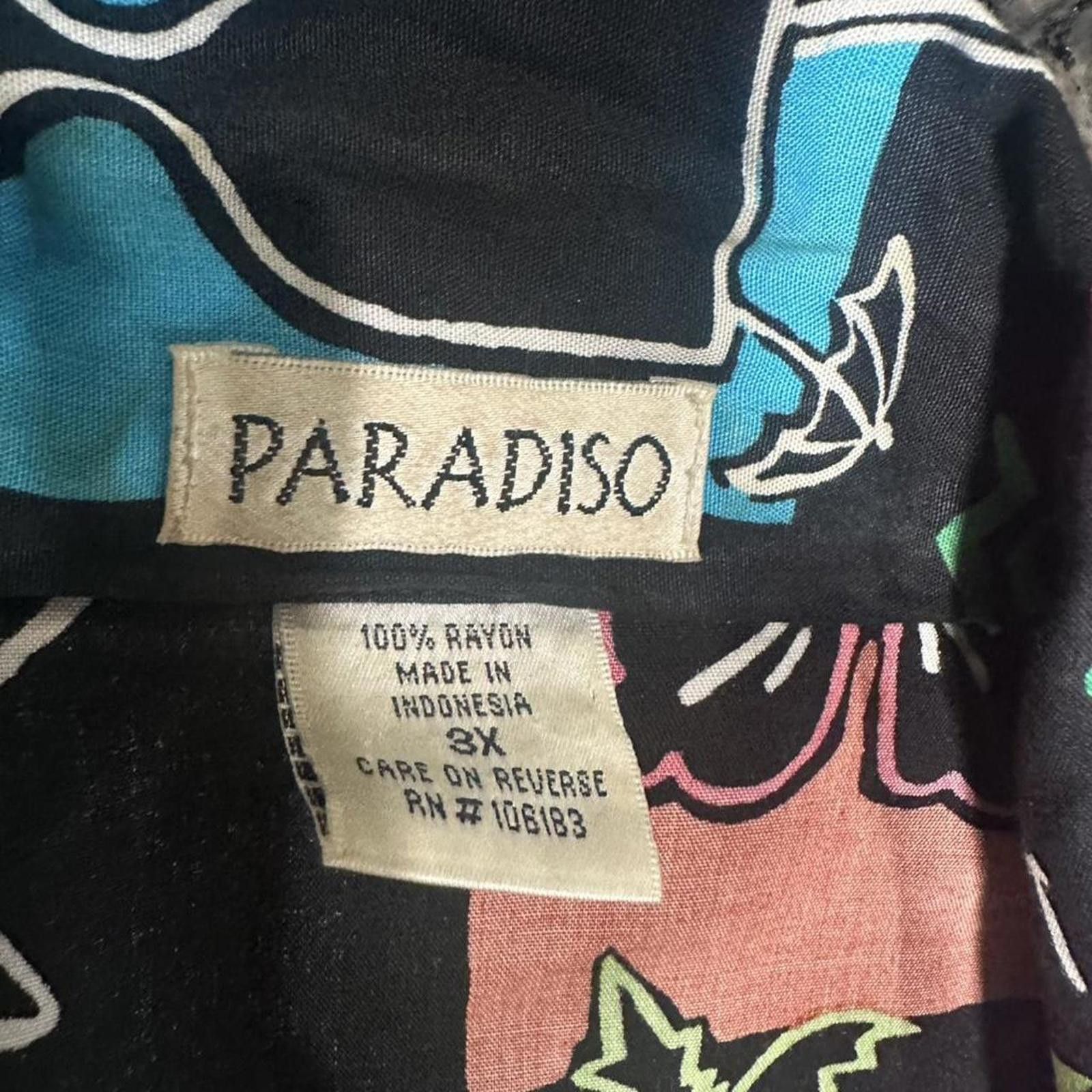 Other Women's Multi and Black Blous Size 3XL / US 20-22 - 2 Thumbnail