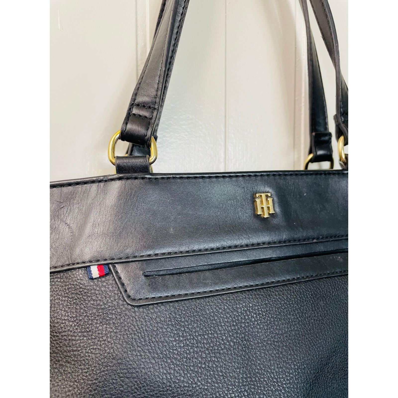 Tommy Hilfiger Tommy Hilfiger Vegan Leather Double Strap Purse Size ONE SIZE - 2 Thumbnail
