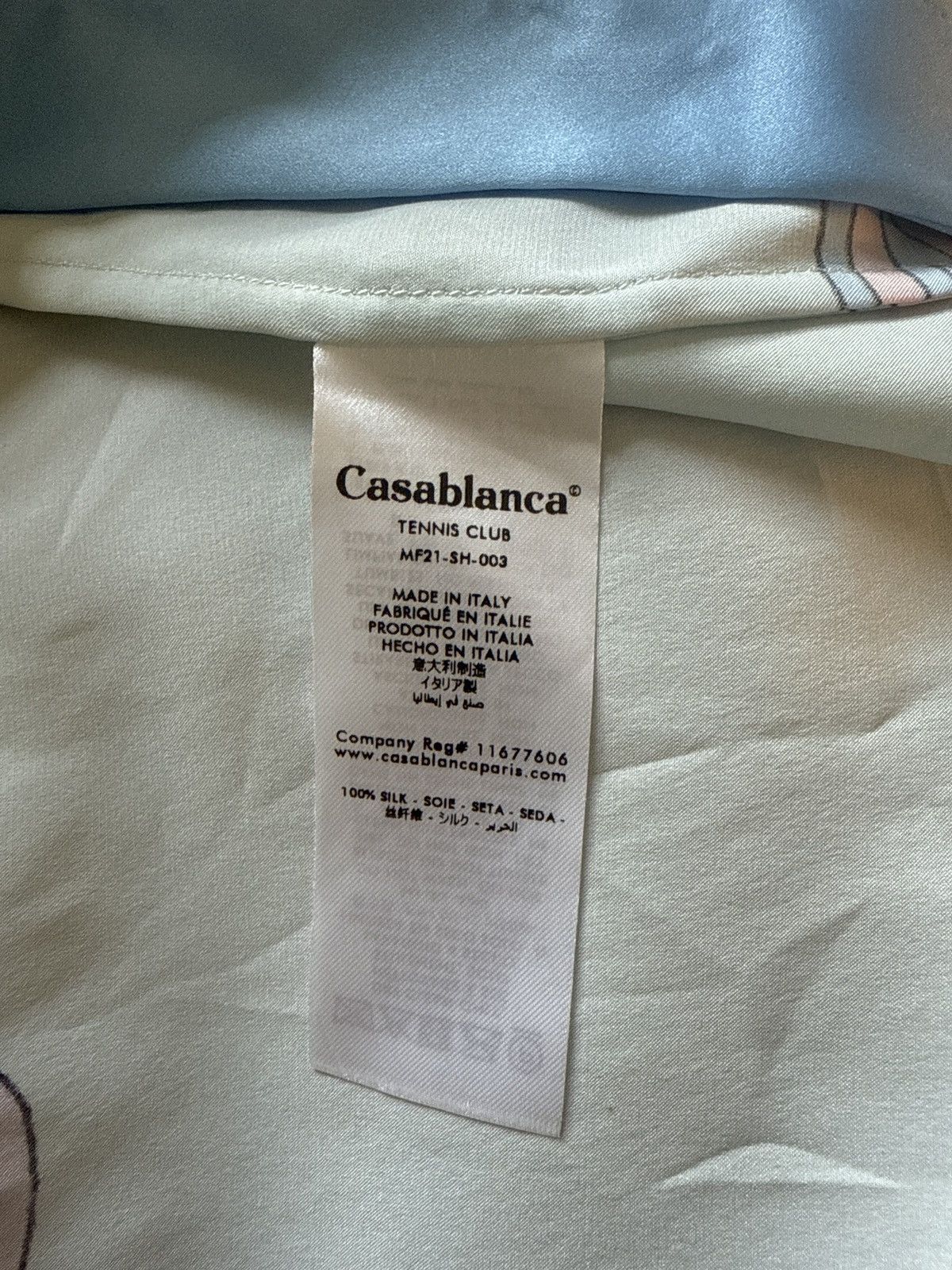 Casablanca Casablanca Silk Window Shirt Size US S / EU 44-46 / 1 - 6 Thumbnail