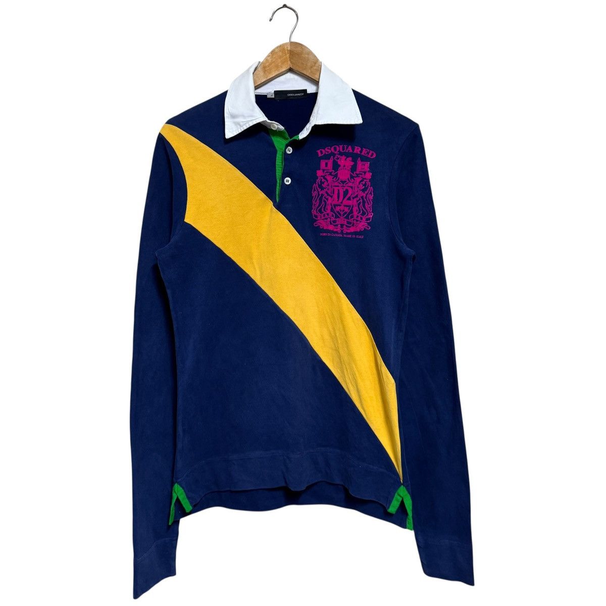Dsquared2 Dsquared2 Multicolour Rugby Polo Shirt Size US M / EU 48-50 / 2 - 1 Thumbnail