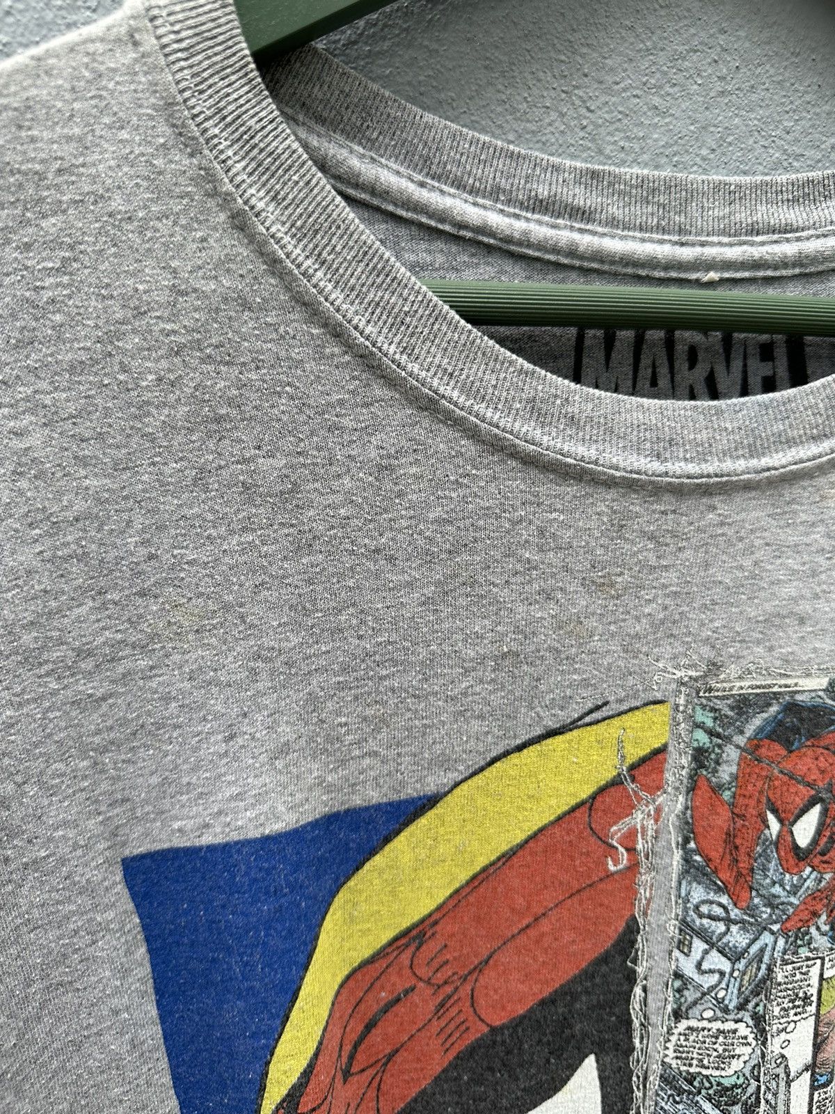 Anime × Marvel Comics Marvel Spiderman Printed Tshirt A68 Size US L / EU 52-54 / 3 - 6 Thumbnail