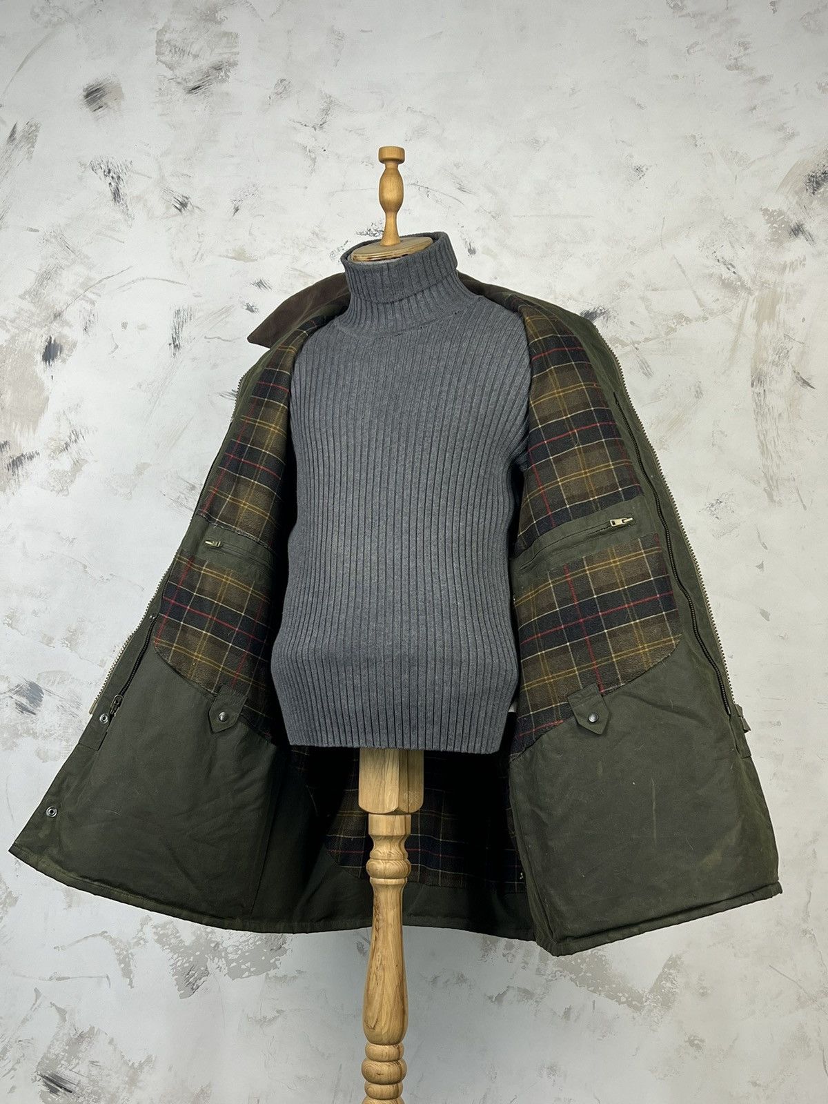 Barbour Vintage Barbour Beaufort Endurance Waxed Jacket Size L - XL Size US L / EU 52-54 / 3 - 9 Thumbnail