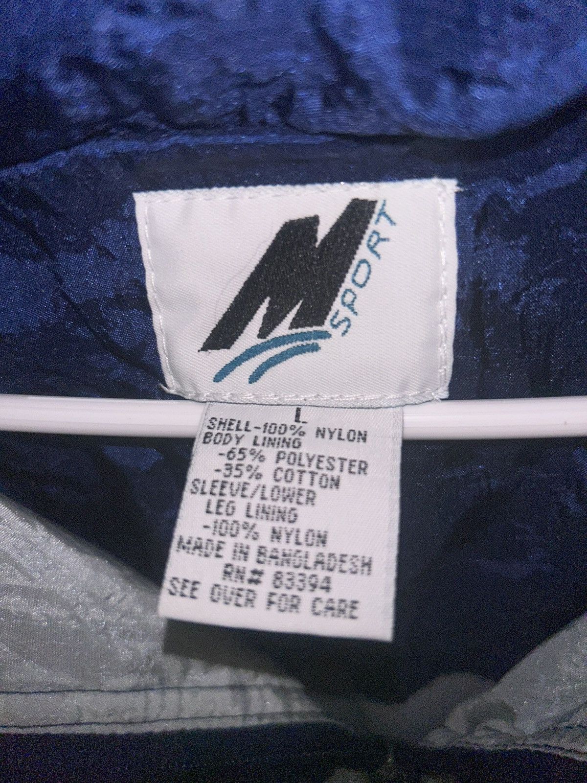 Vintage Vintage 80s M Sport Windbreaker Size US L / EU 52-54 / 3 - 2 Thumbnail