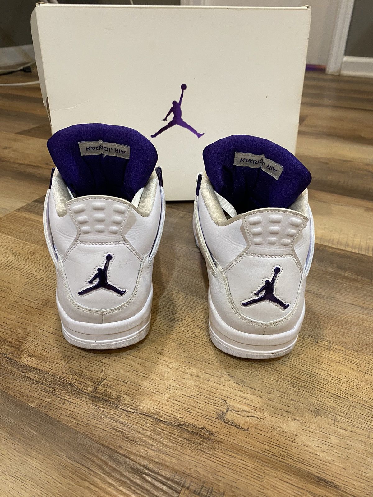 Jordan Brand Jordan 4 Mettalic Purple 2020 Size US 12 / EU 45 - 3 Thumbnail