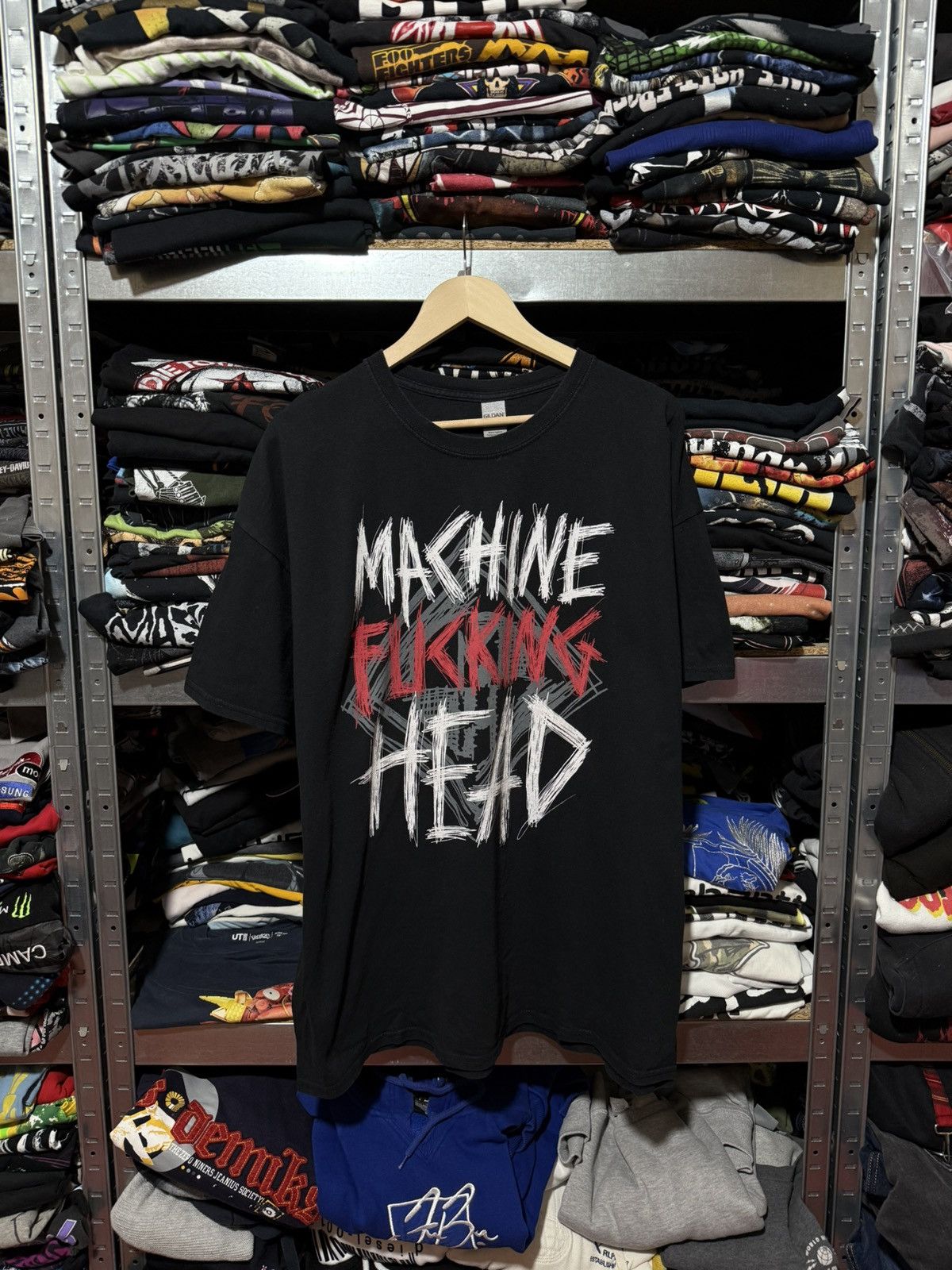 Band Tees 2016 Machine Fucking Head Head Bang Mother Fucking T-Shirt Size US XXL / EU 58 / 5 - 1 Thumbnail