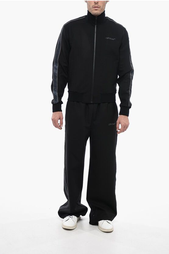 Off-White o1y0225 Logo Jacket in Black Size US XL / EU 56 / 4 - 4 Thumbnail