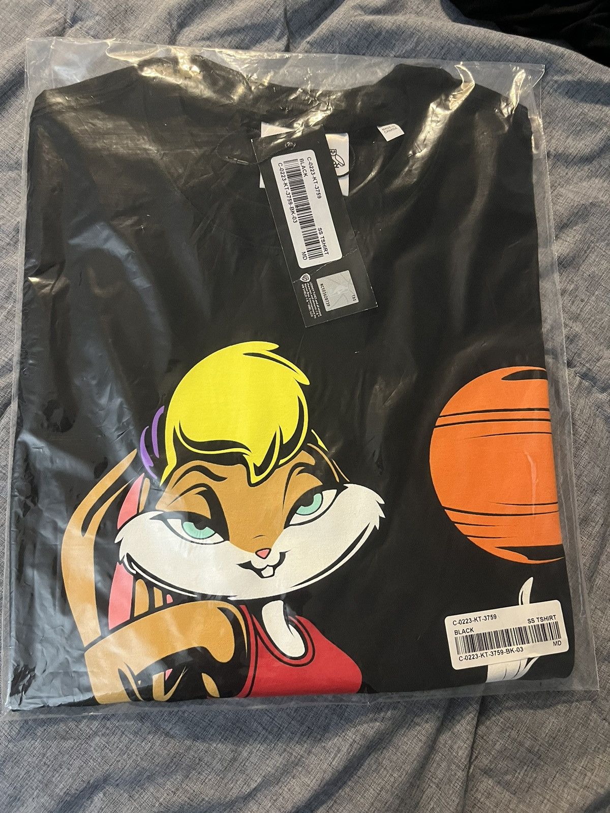 NBA × October's Very Own Looney Tunes x Raptors Lola Bunny T-Shirt Size US M / EU 48-50 / 2 - 3 Thumbnail