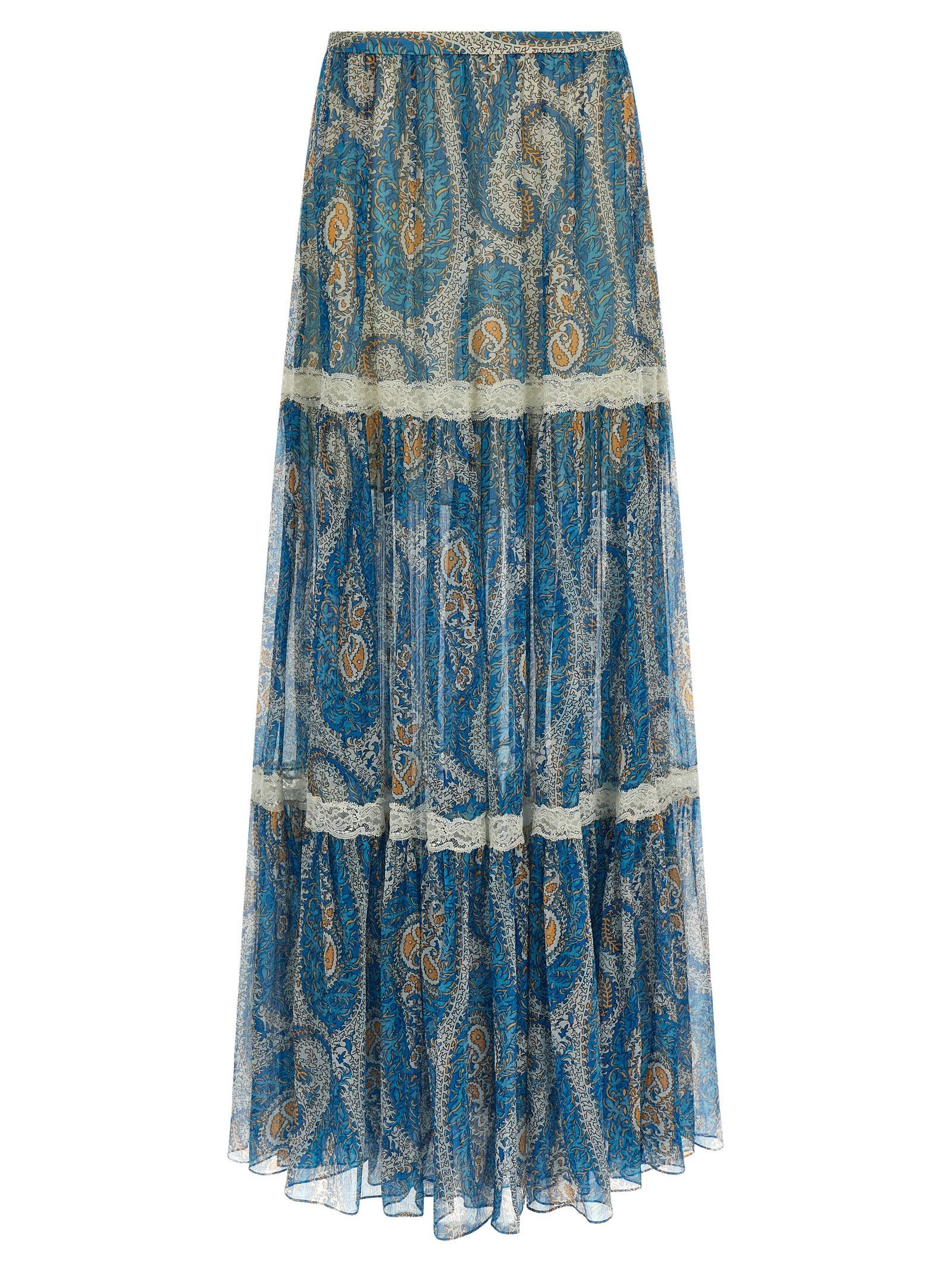 Etro Lace insert skirt Size 28" / US 6 / IT 42 - 1 Thumbnail
