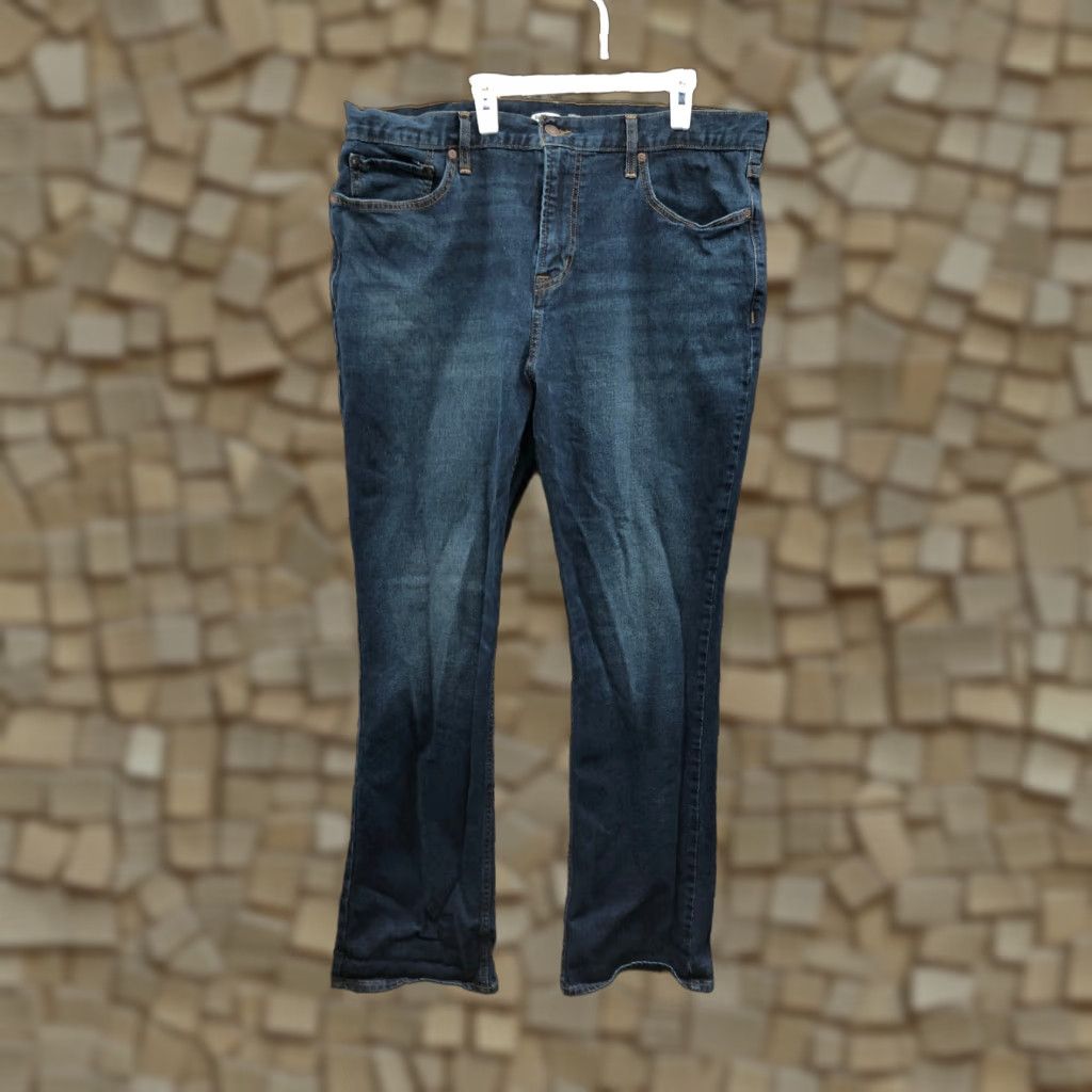 Old Navy Old Navy Jeans Mens 38x32 Mid Rise Straight Leg Dark Wash Blue Denim Jeans Size US 38 / EU 54 - 1 Thumbnail