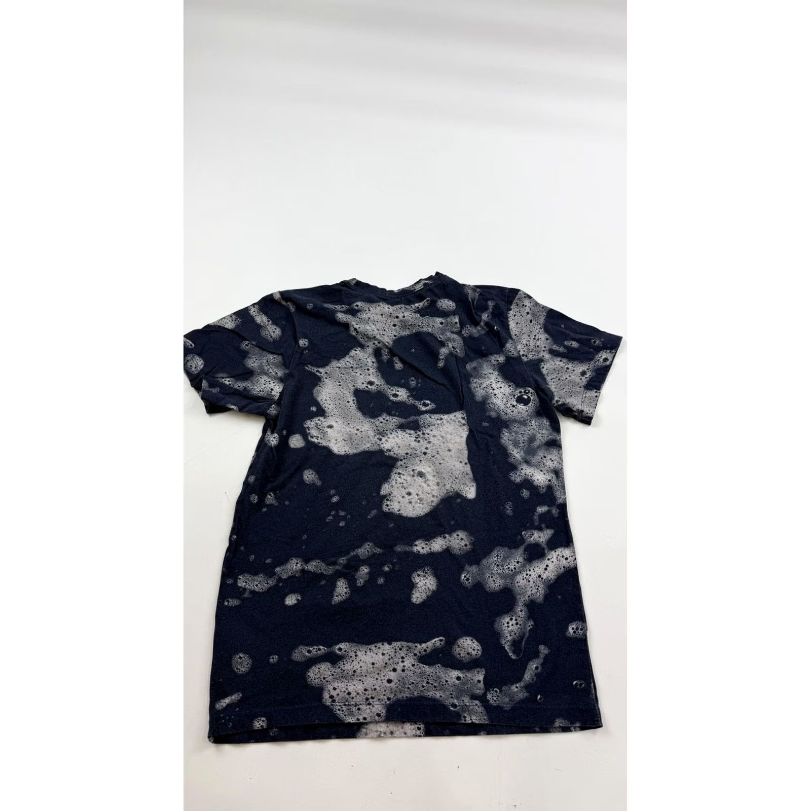 Nike Nike Shirt Mens Small Black Gray Bleach Wash Bubble Allover Print Graphic Tee Size US S / EU 44-46 / 1 - 6 Thumbnail