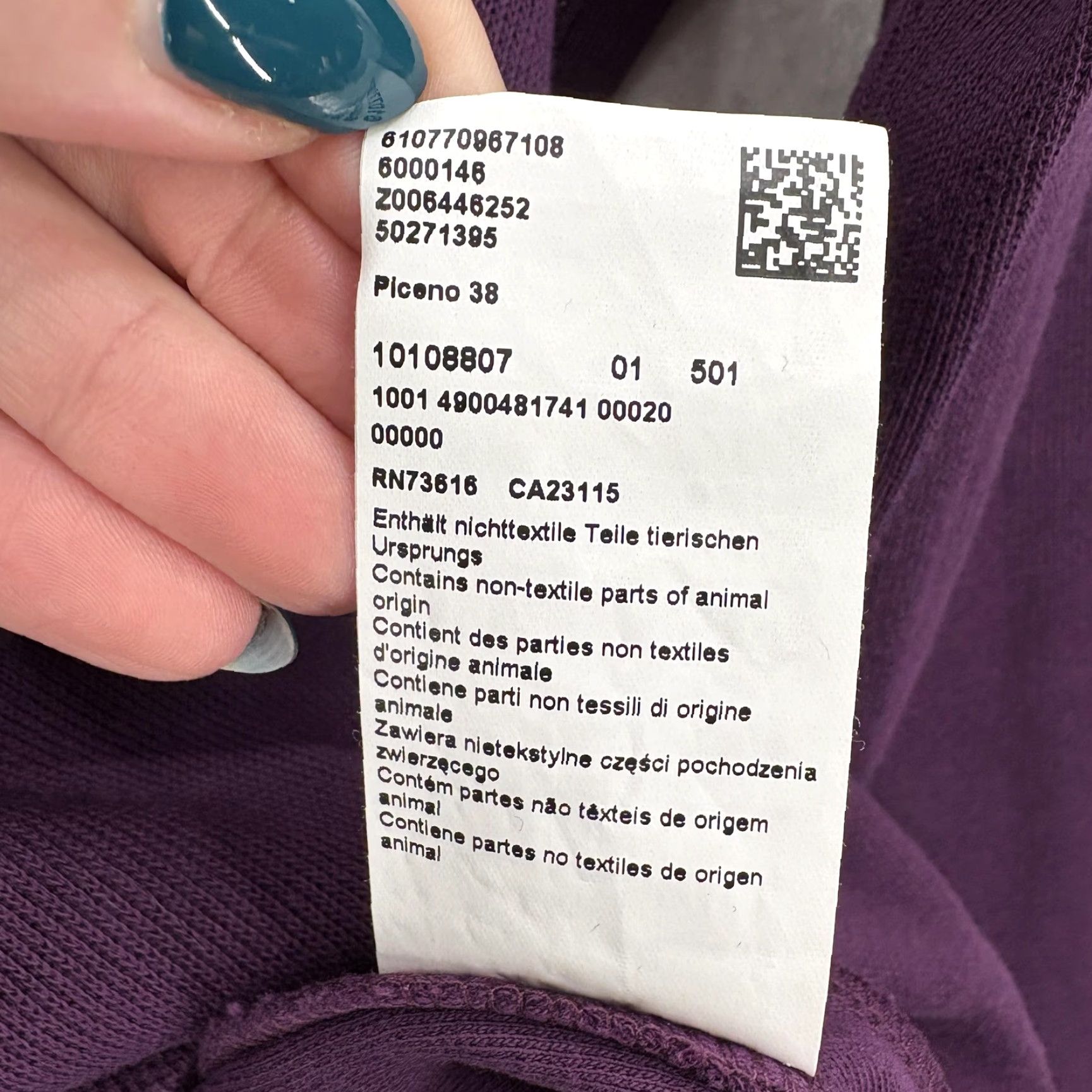 Hugo Boss Hugo Boss Sweater Mens XL Purple Cotton 1/4 Zip Collared Regular Fit Pullover Size US XL / EU 56 / 4 - 7 Thumbnail