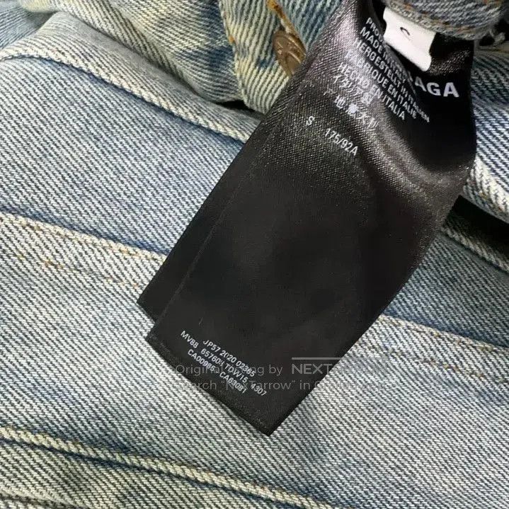 Balenciaga Balenciaga Classic Logo Embroidered Denim Jacket. Size US S / EU 44-46 / 1 - 1 Thumbnail