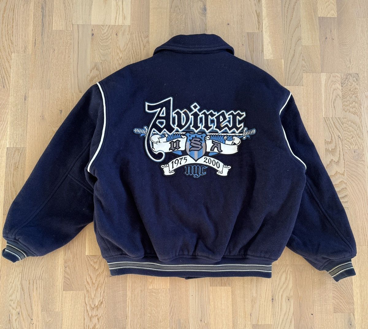 Avirex × Vintage Avirex USA 25 year Anniversary wool jacket XXL Size US XXL / EU 58 / 5 - 8 Thumbnail