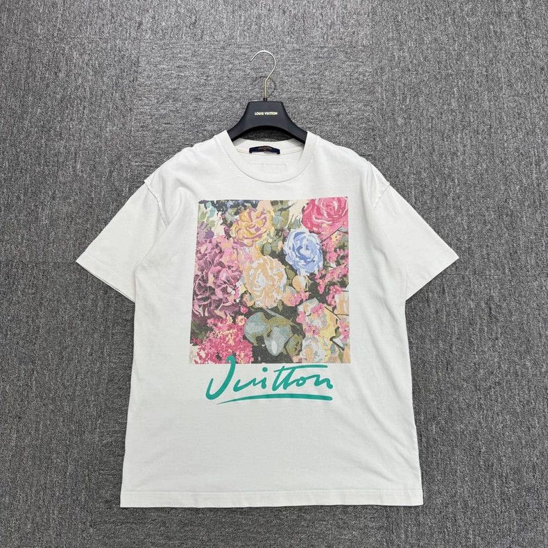 Louis Vuitton louis vuitton floral print short sleeve t-shirt-dmc Size US M / EU 48-50 / 2 - 1 Thumbnail