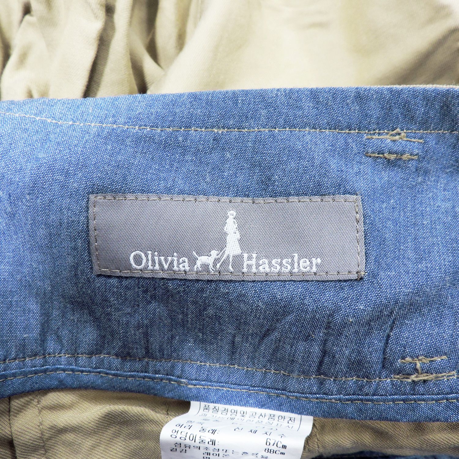 Other OLIVIA HUSSLER GURKHA STYLE TROUSERS Size 28" / US 6 / IT 42 - 3 Thumbnail