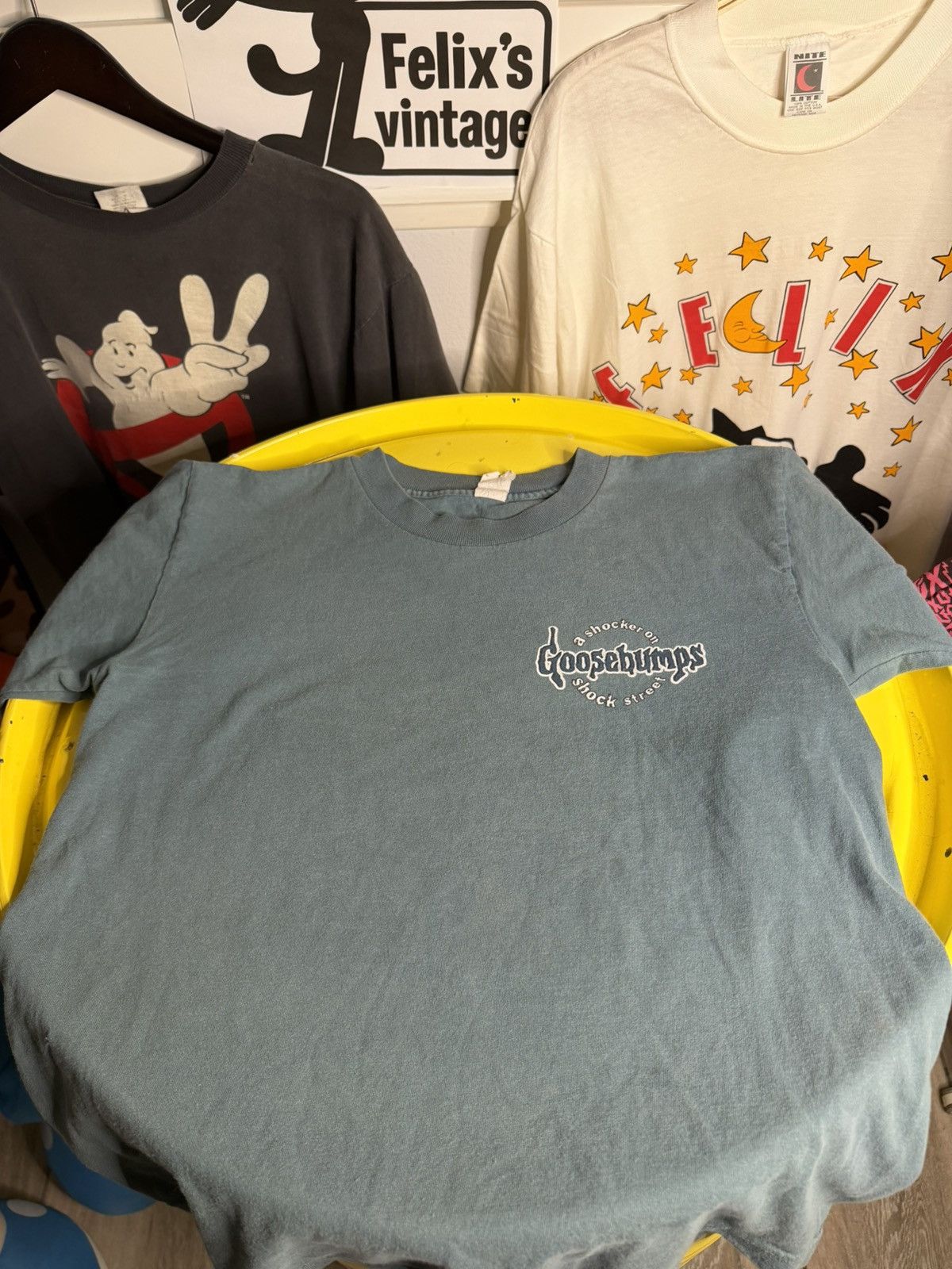 Vintage 1990s goosebumps vintage T-shirt single stitch Size US M / EU 48-50 / 2 - 3 Thumbnail