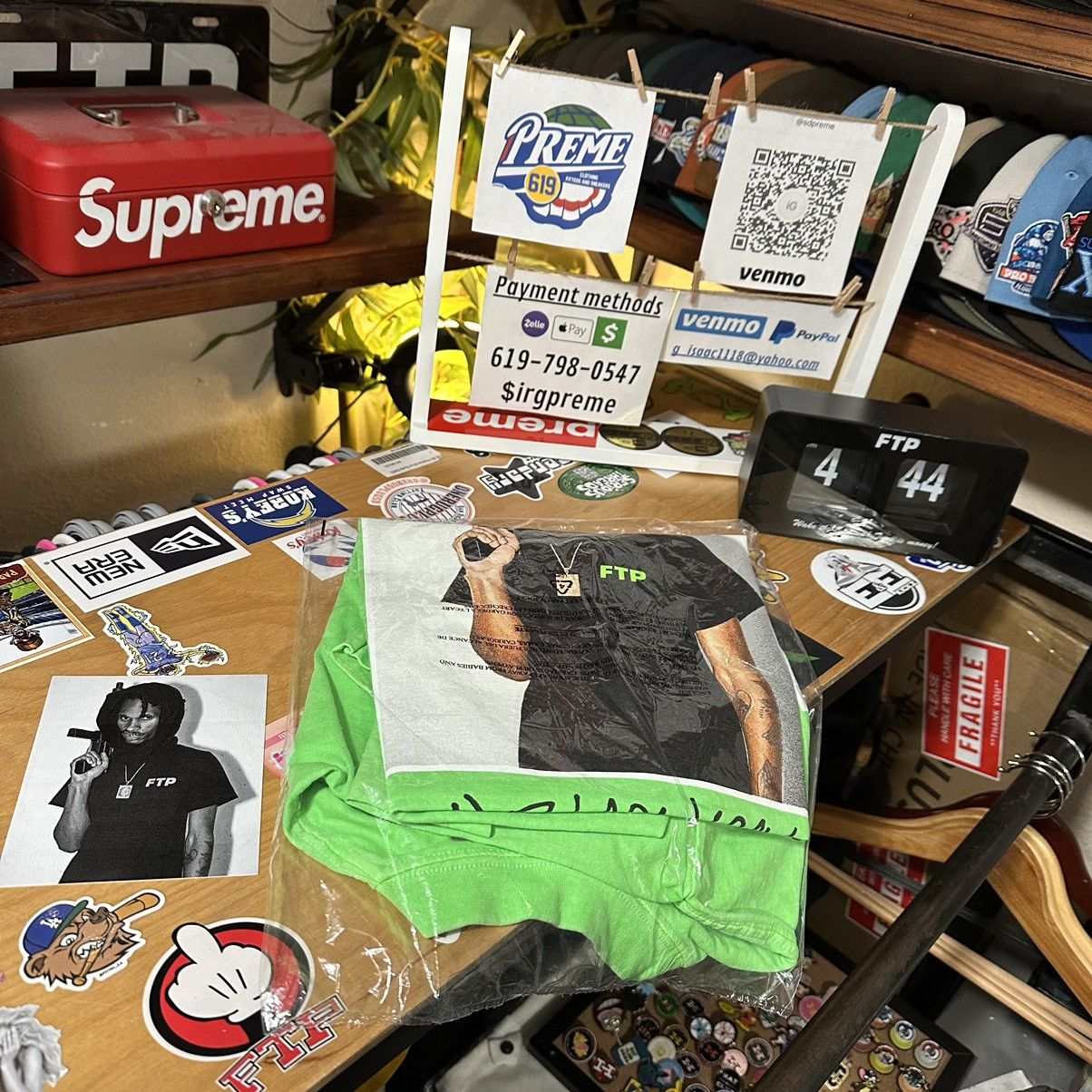 Fuck The Population Ftp BLACK KRAY PHOTO TEE ( Glime ) Size US L / EU 52-54 / 3 - 2 Thumbnail