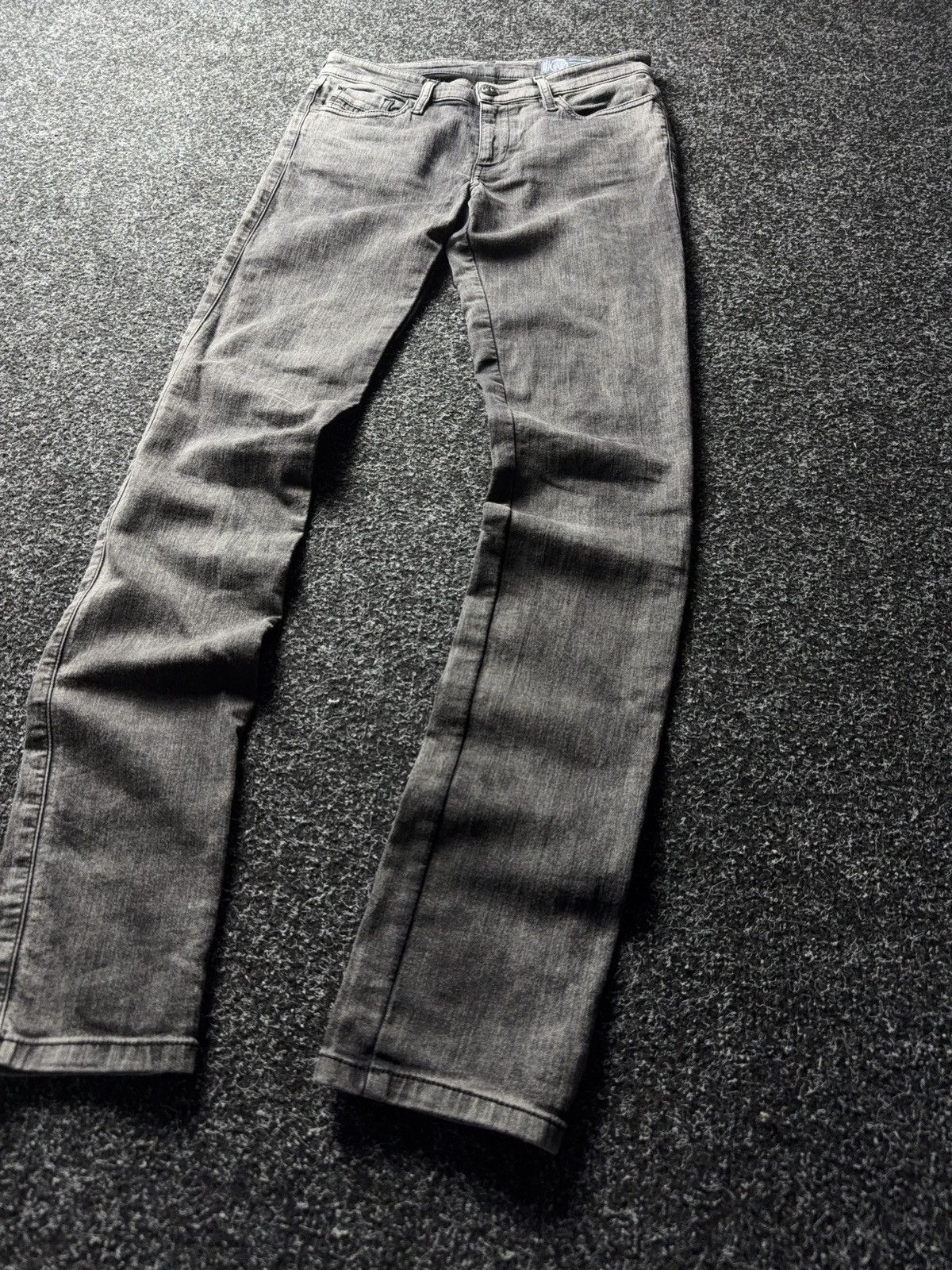 Diesel 00s Diesel Skinzee-Ne Grey Denim+Sweat Super Skinny Jeans Size 28" / US 6 / IT 42 - 3 Thumbnail
