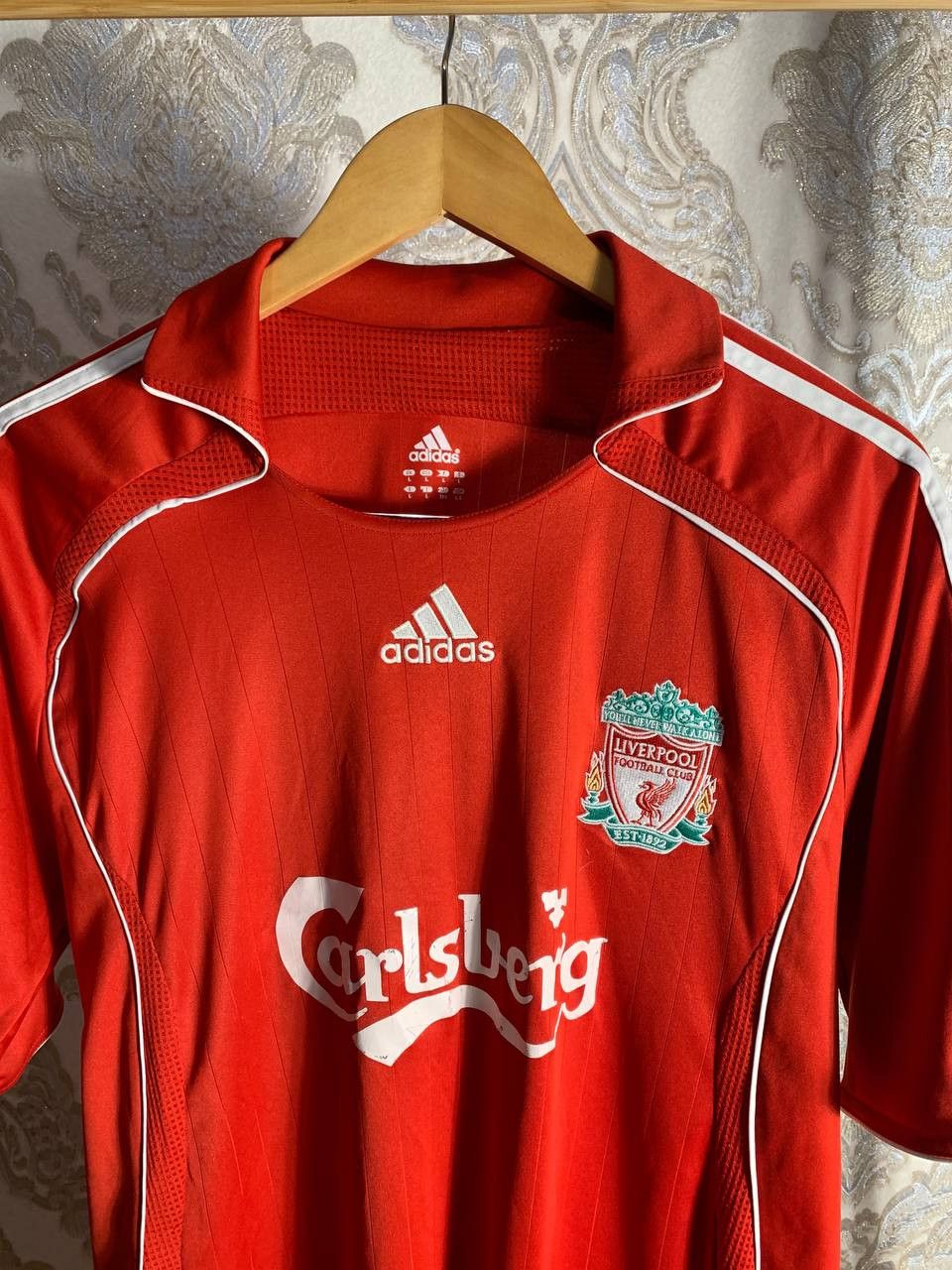 Adidas Vintage Adidas FC Liverpool England Soccer Jersey Retro Size US L / EU 52-54 / 3 - 2 Thumbnail